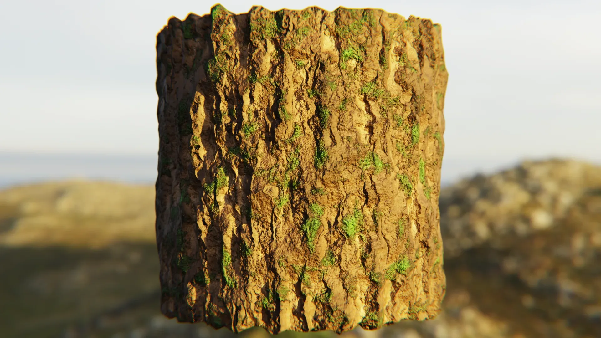 Procedural Tree bark Material 02