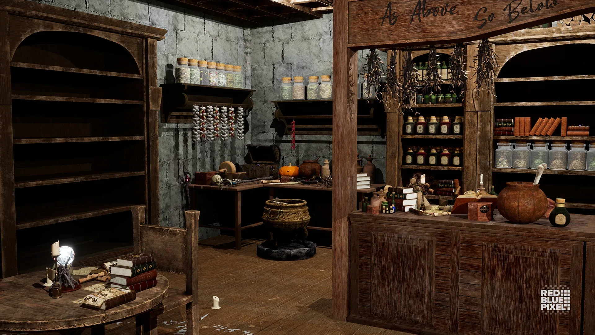 Medieval Witch's Props