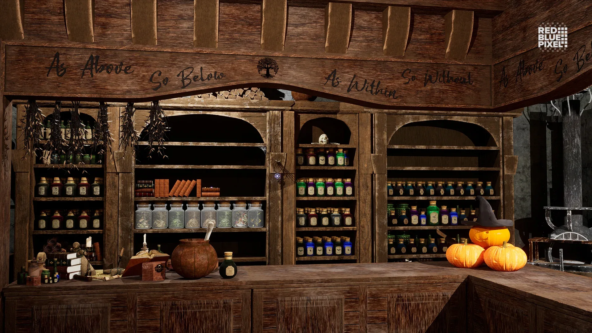 Medieval Witch's Props