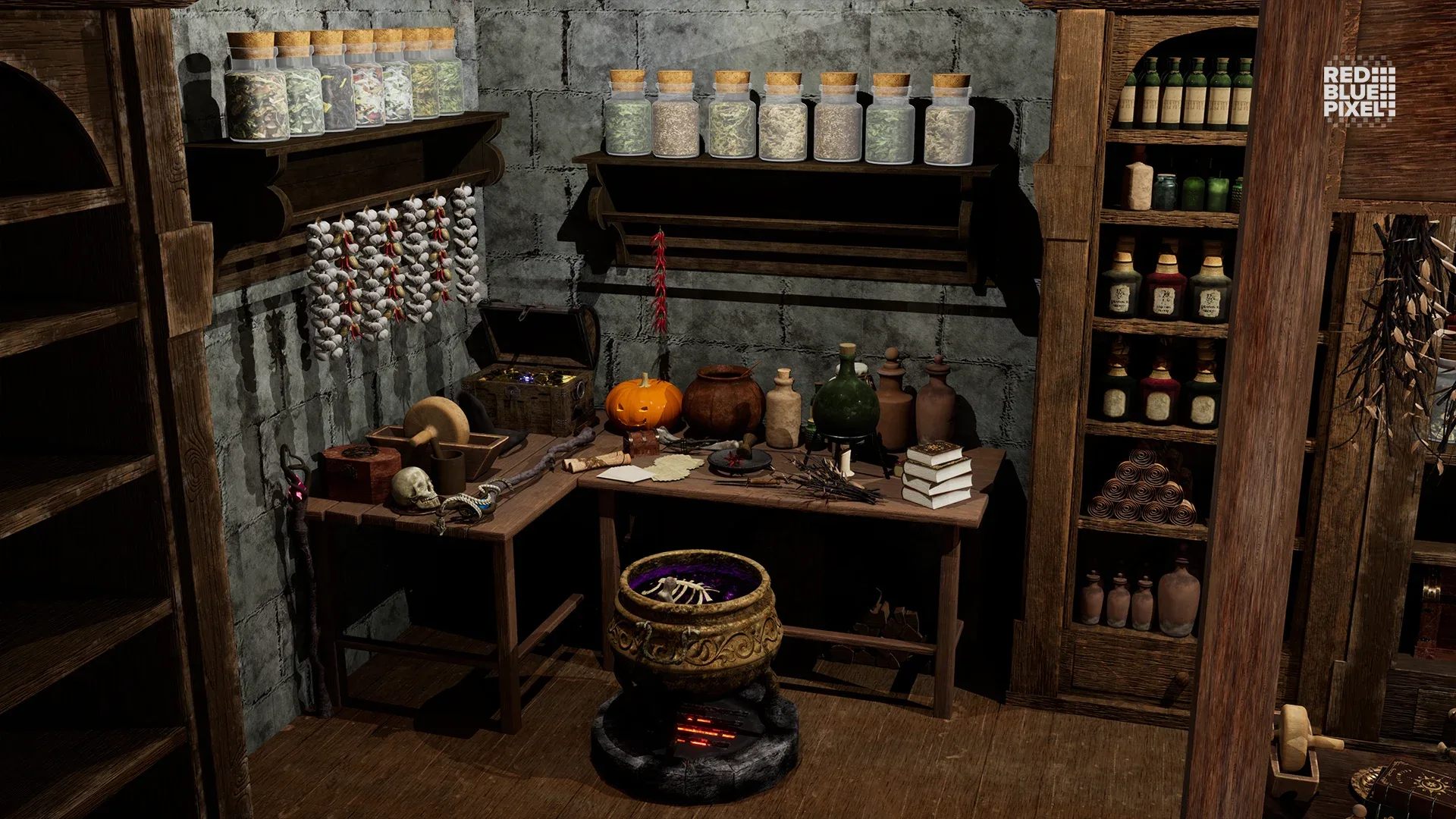 Medieval Witch's Props