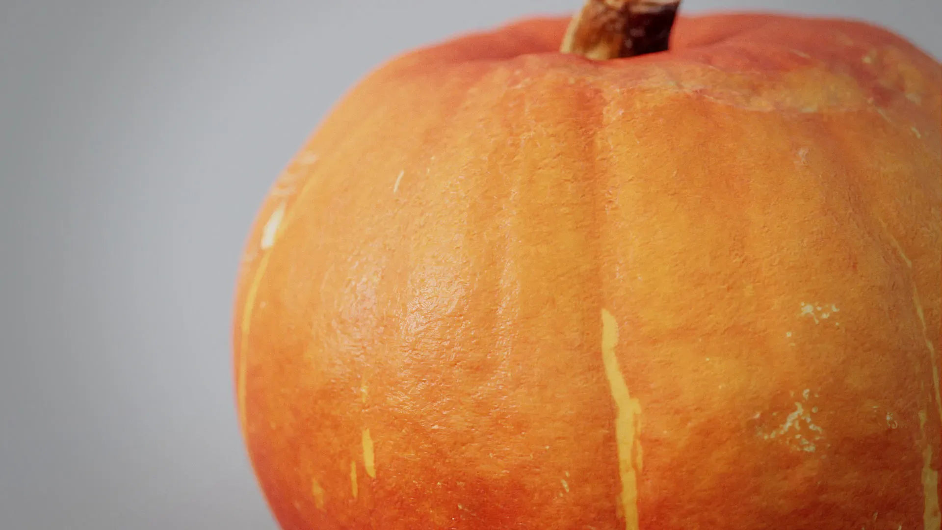 Pumpkin for Halloween - Squash 3D Model Low-poly 3D model