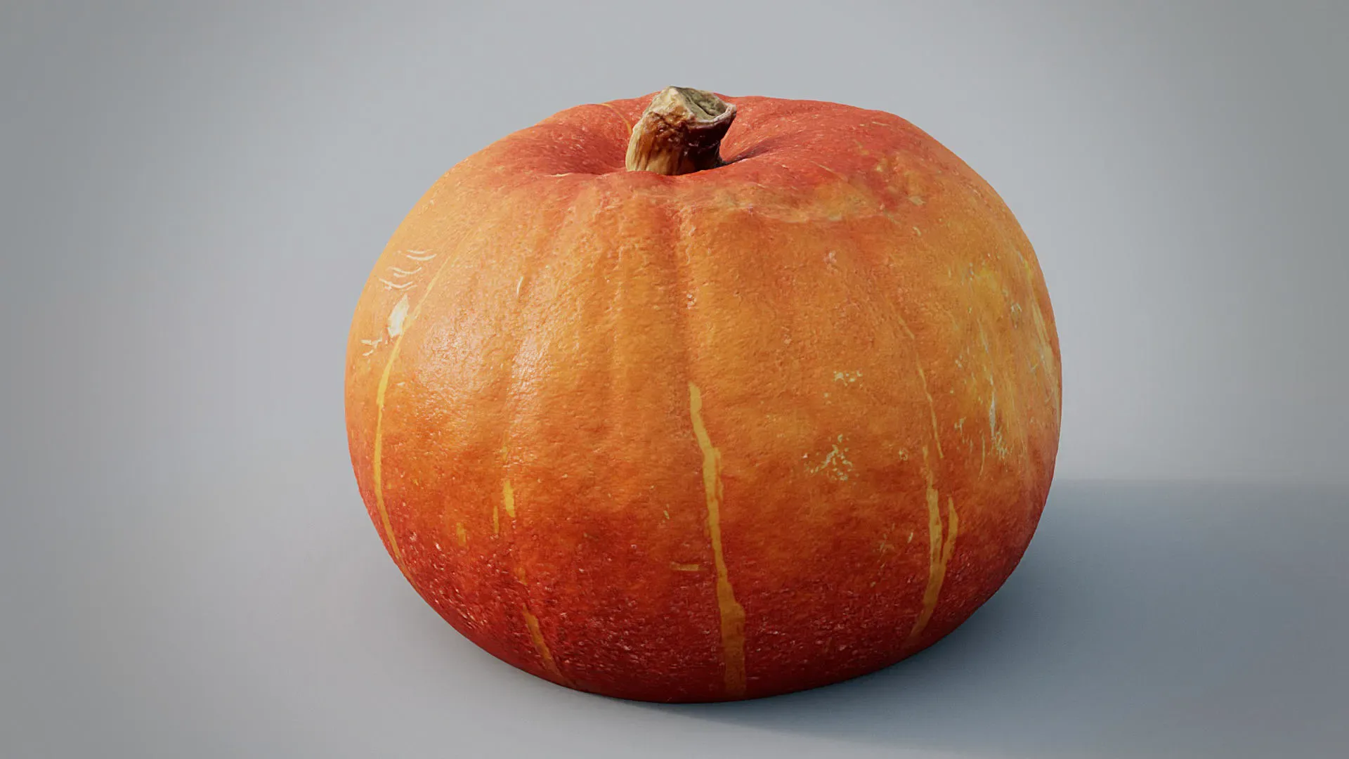 Pumpkin for Halloween - Squash 3D Model Low-poly 3D model