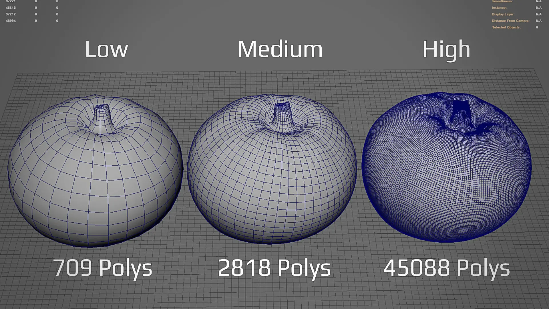 Pumpkin for Halloween - Squash 3D Model Low-poly 3D model