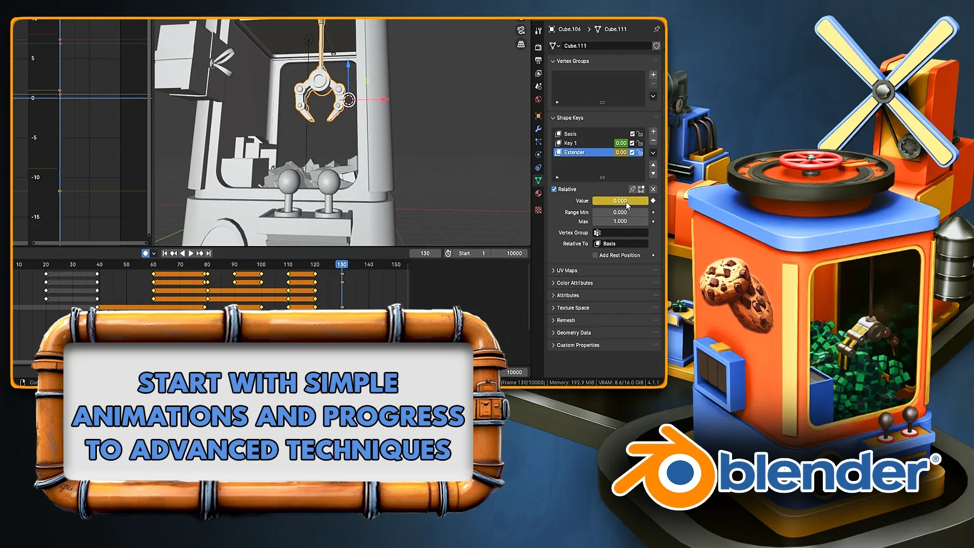 Blender Beginners Masterclass: The Cookie Factory