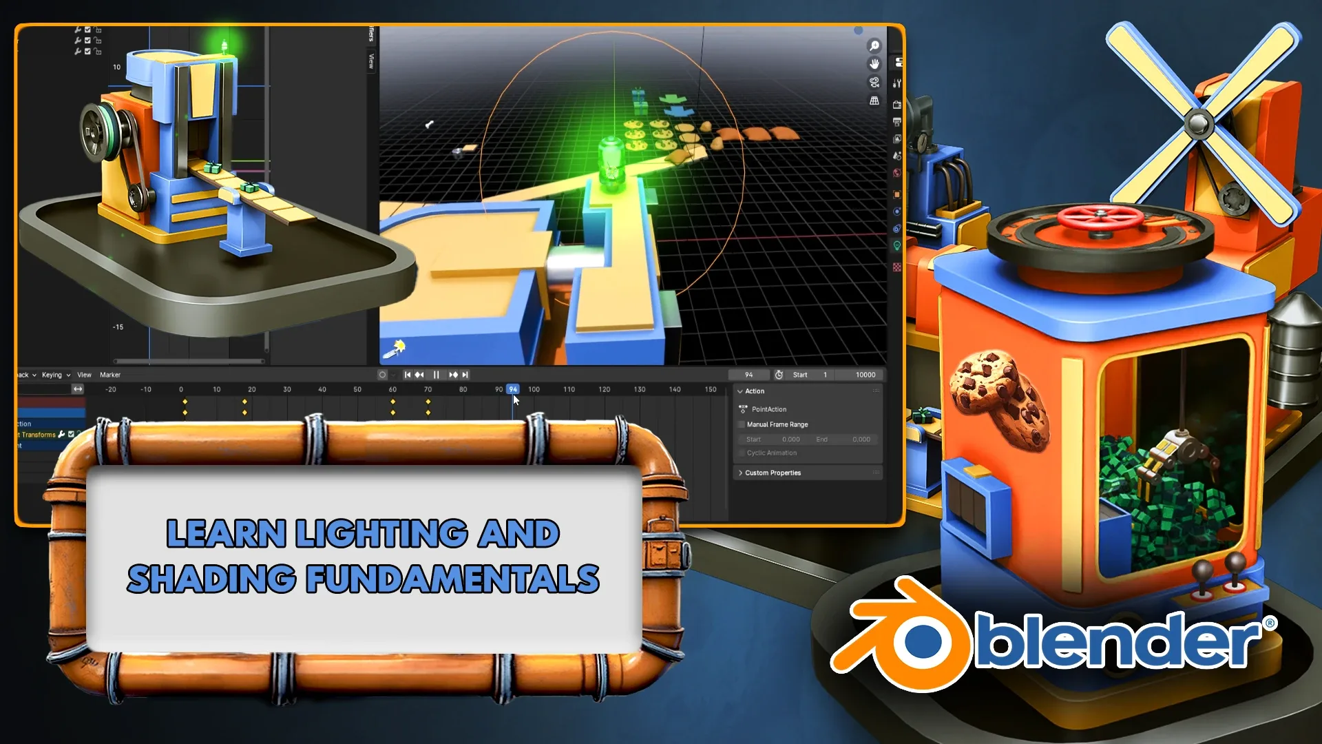 Blender Beginners Masterclass: The Cookie Factory