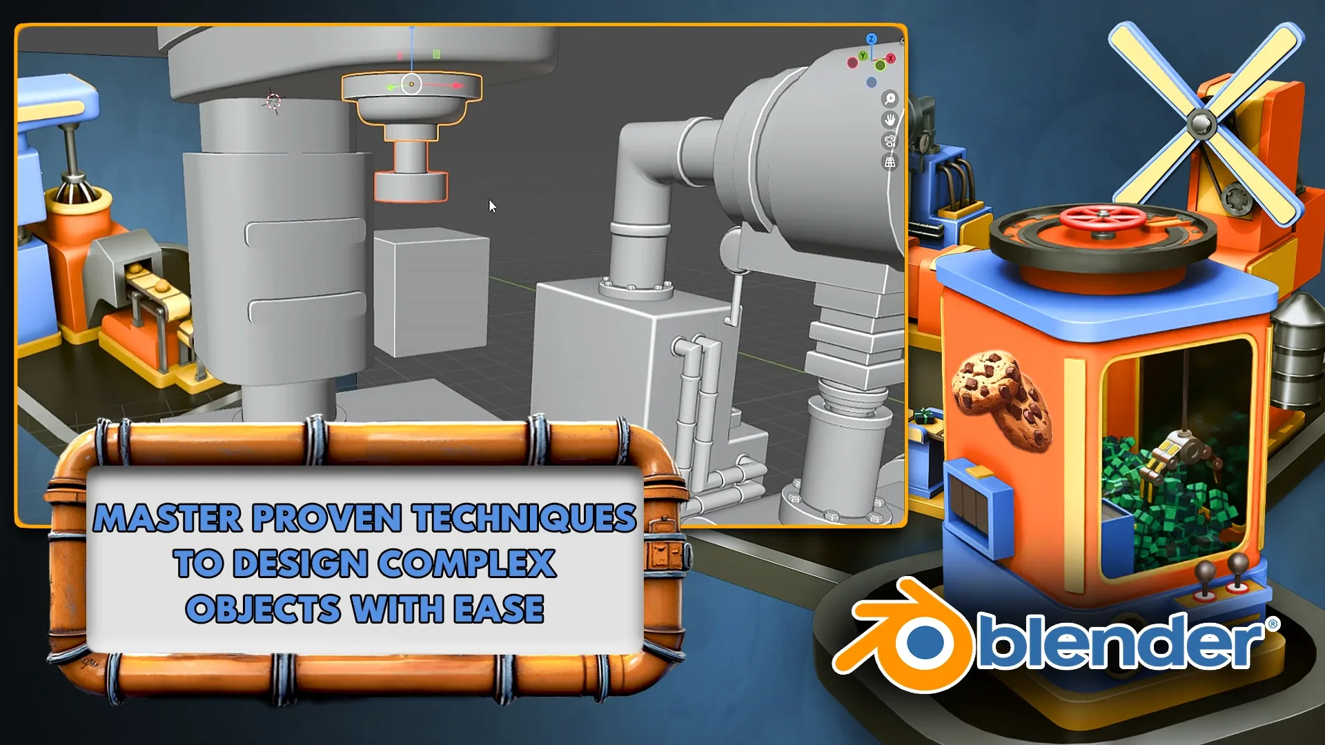 Blender Beginners Masterclass: The Cookie Factory