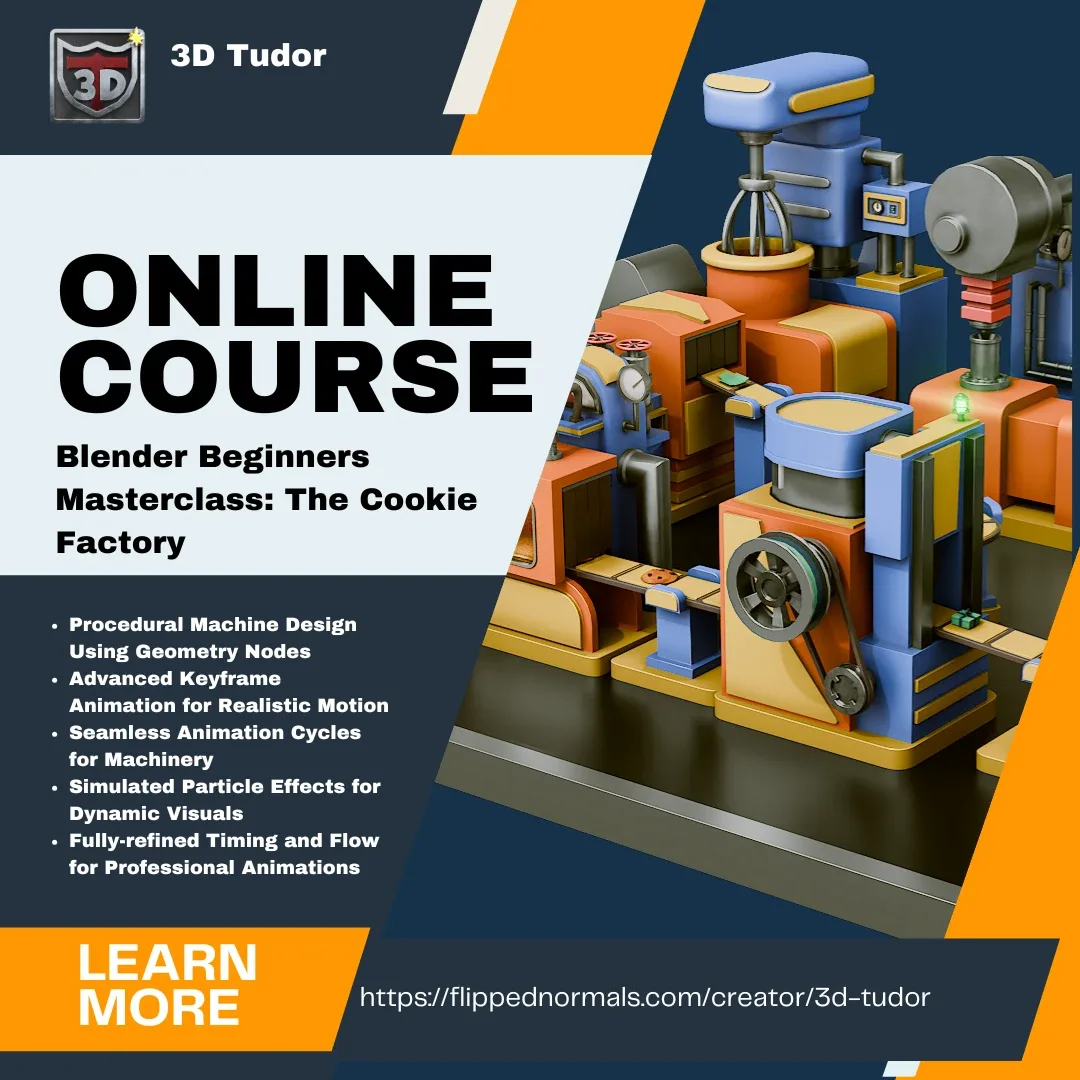 Blender Beginners Masterclass: The Cookie Factory
