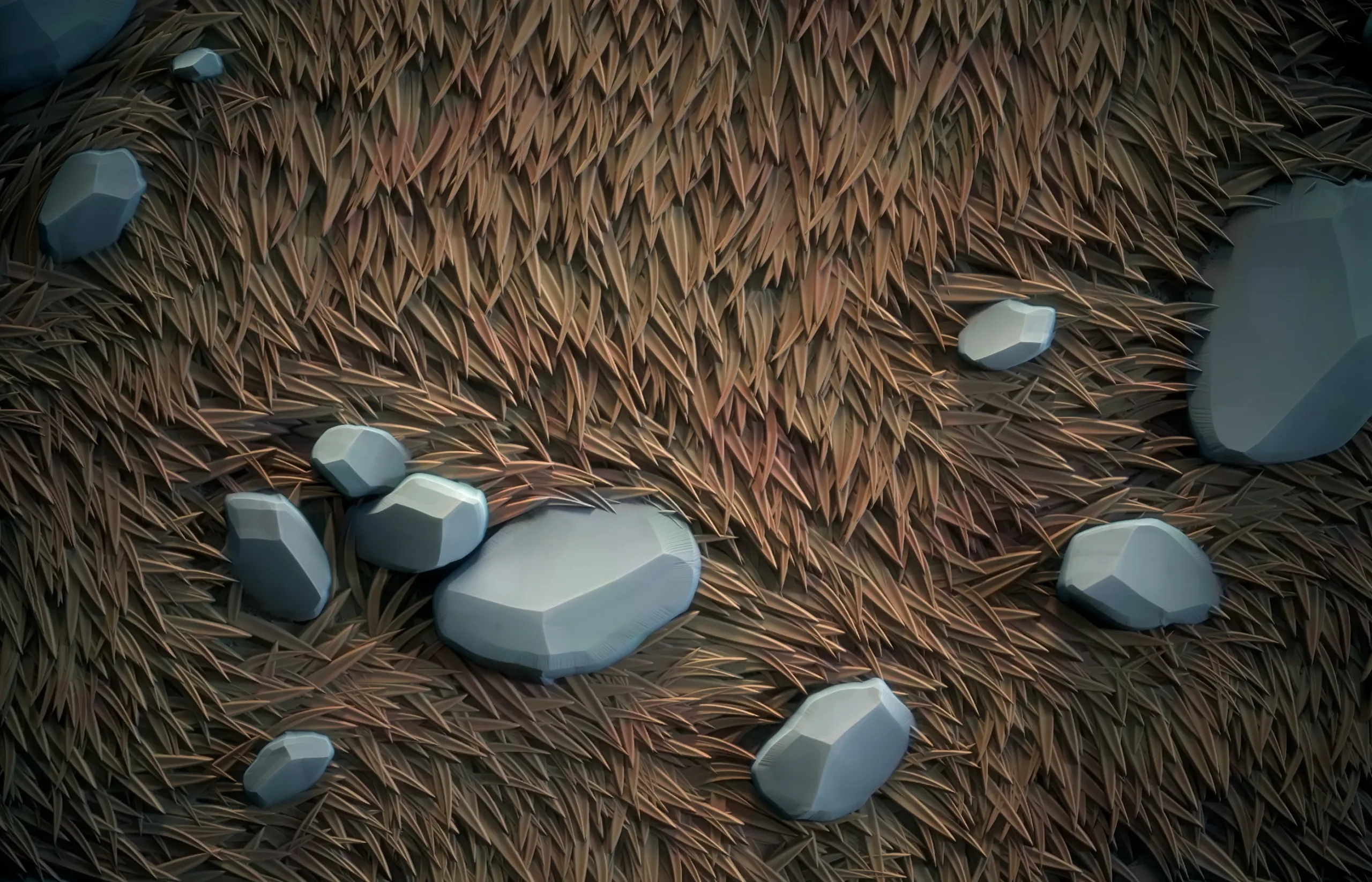 Grass and Rock (Anime Stylized) - VOL 04 - SBS & SBsar & Maps