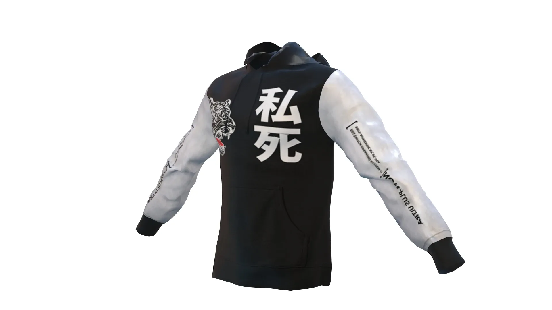 Non Plus Ultra Hoodie Low Poly 3D Model