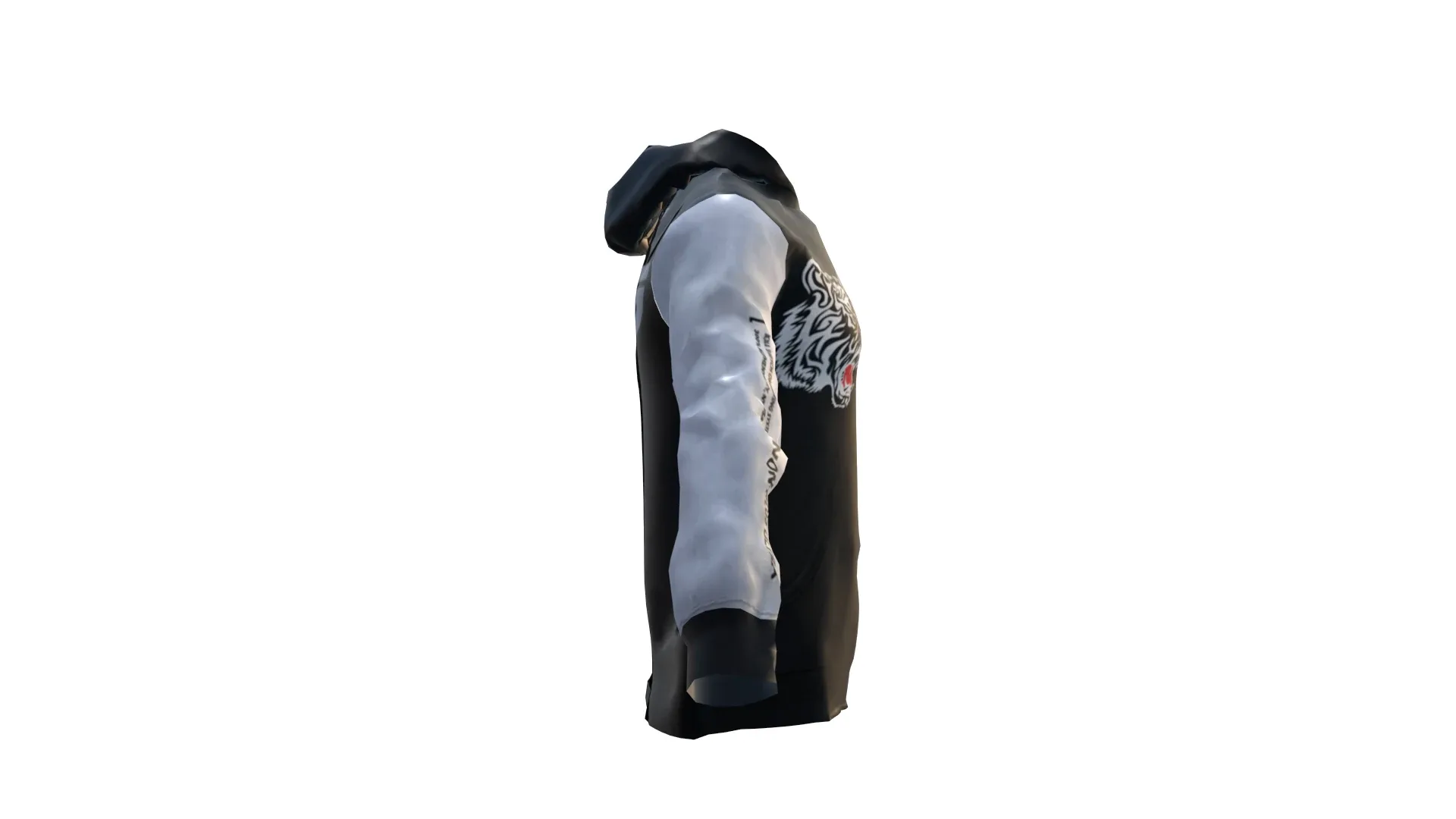 Non Plus Ultra Hoodie Low Poly 3D Model