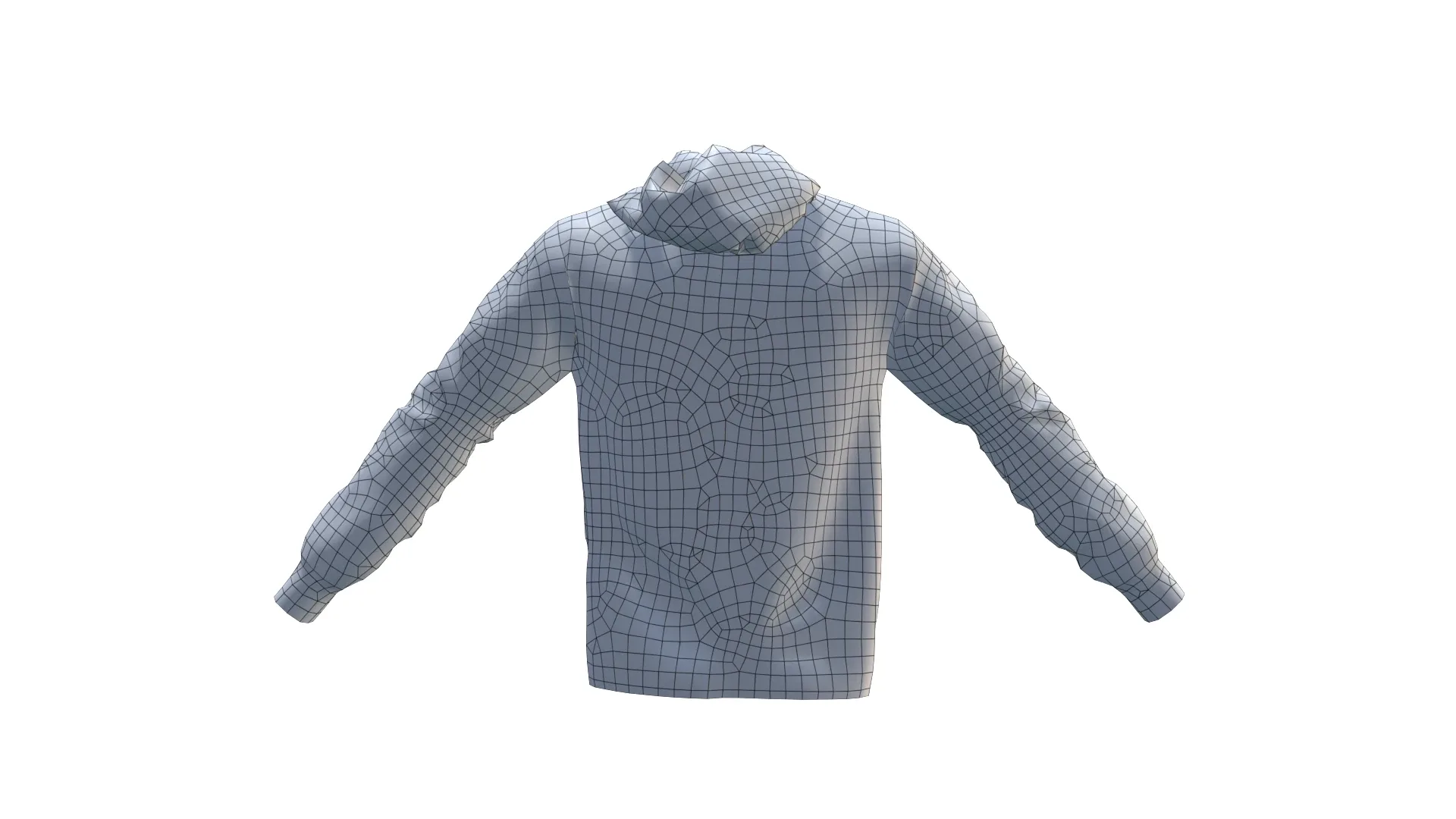 Non Plus Ultra Hoodie Low Poly 3D Model