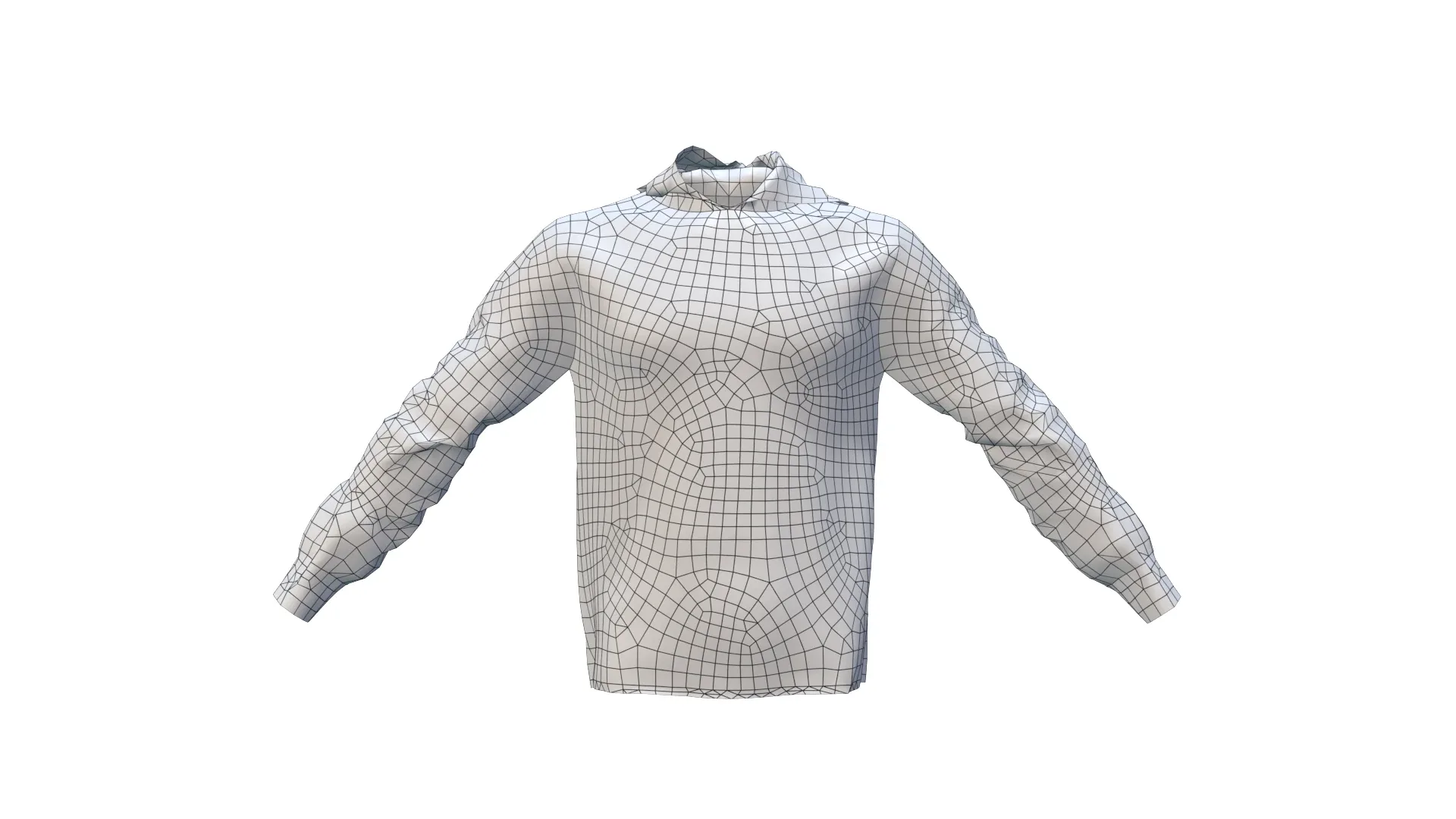 Non Plus Ultra Hoodie Low Poly 3D Model