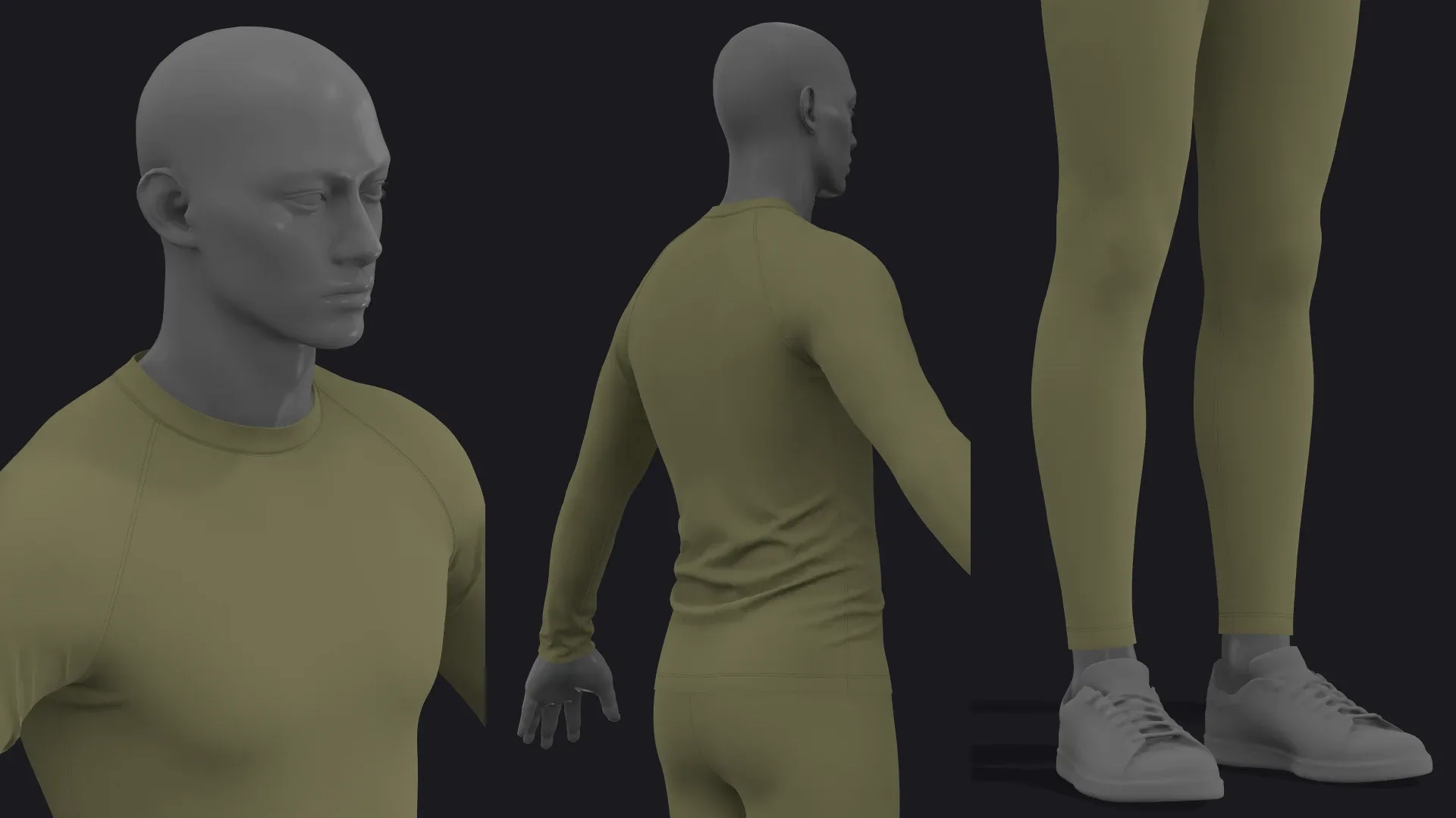 THERMAL UNDERWEAR mv2 outfit / zpac obj fbx highpoly