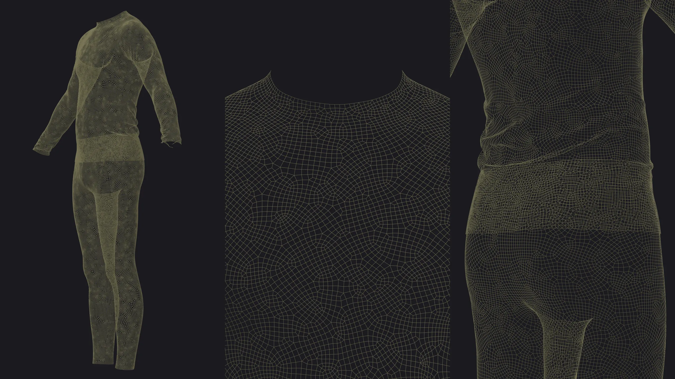 THERMAL UNDERWEAR mv2 outfit / zpac obj fbx highpoly