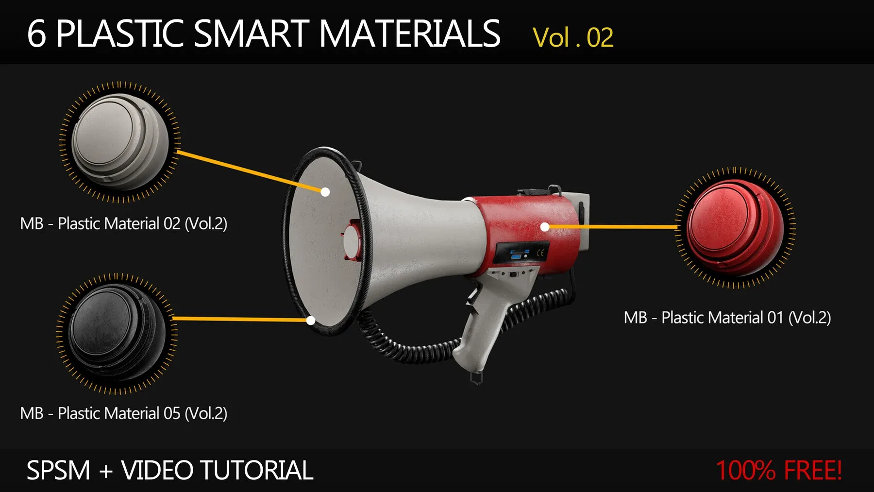 6 Plastic Smart Materials (Vol.2) + Video Tutorial - 100% FREE!