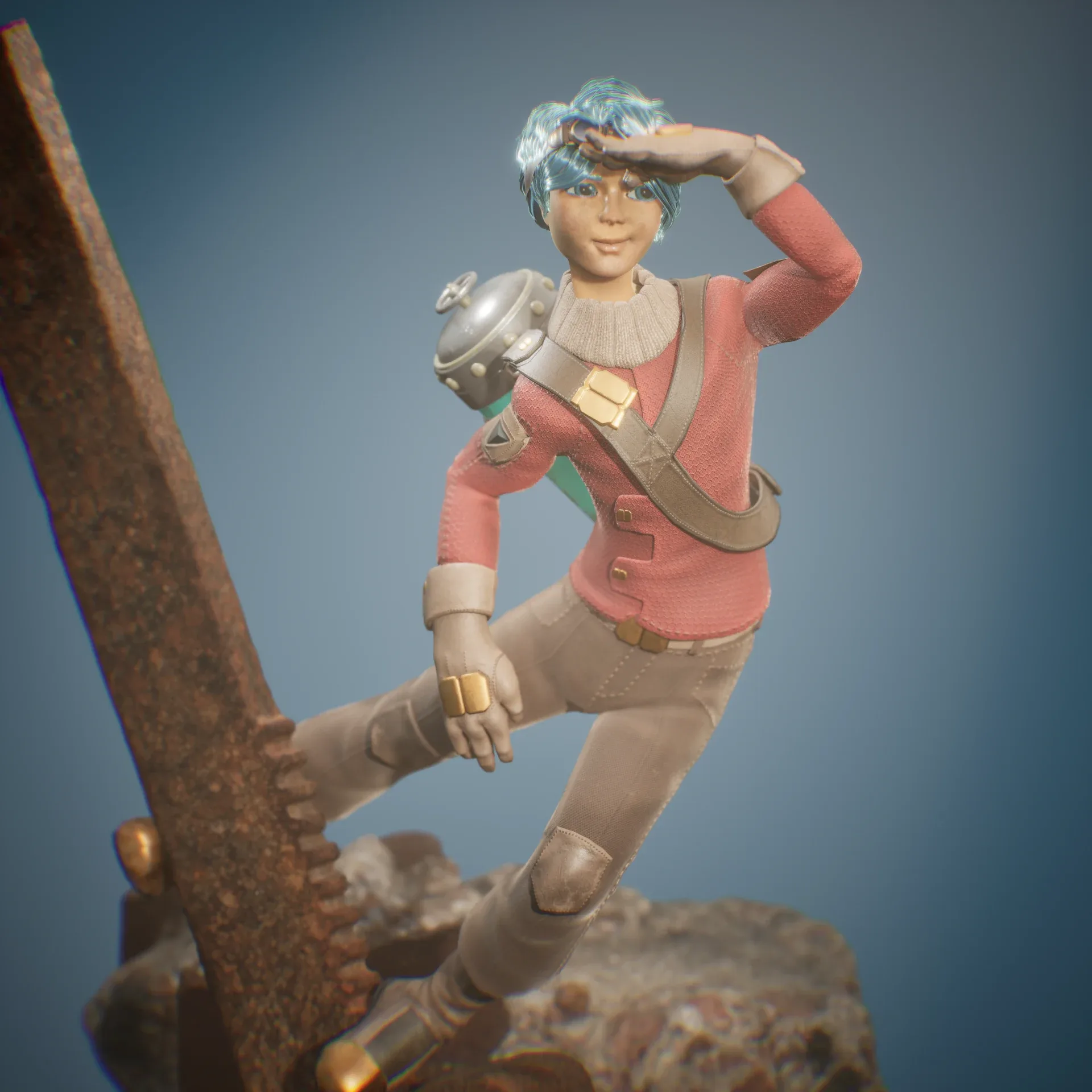 Intermediate Character Modeling
