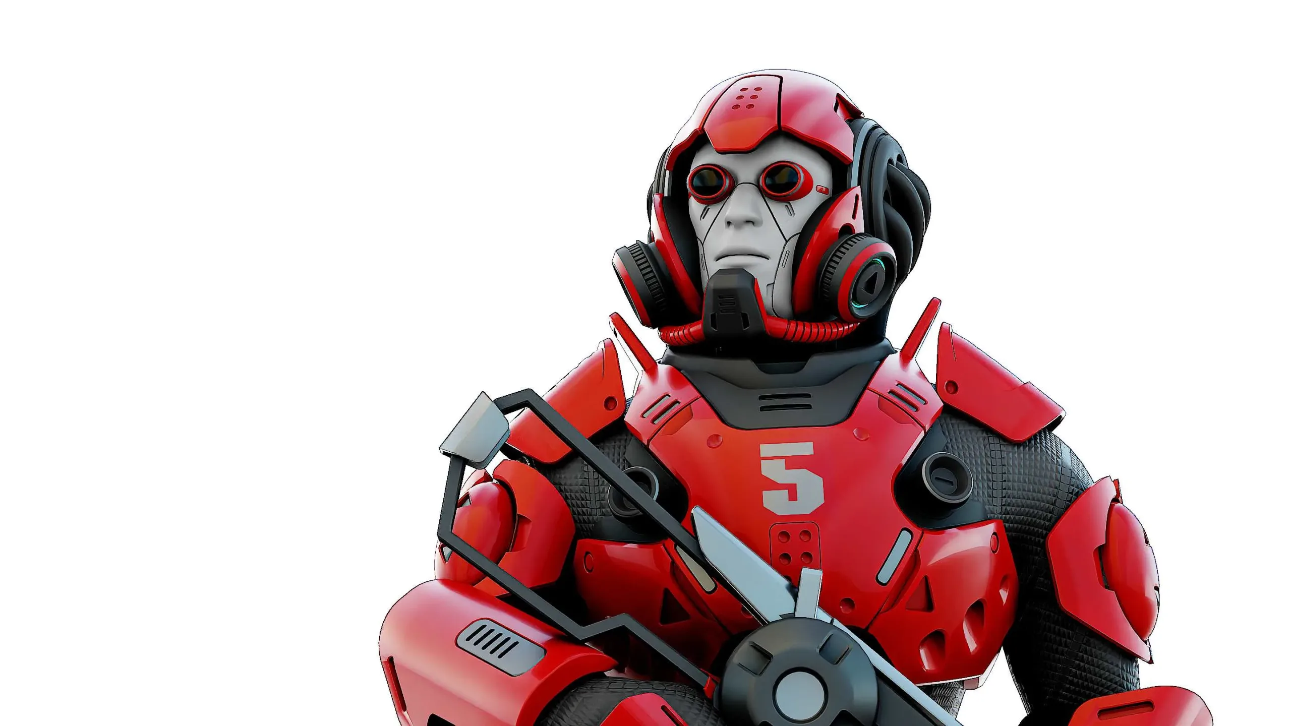 CYBORG SOLDIER RX-900  Auto-Rig Pro Rigged For Mixamo, Unreal Engine, Unity
