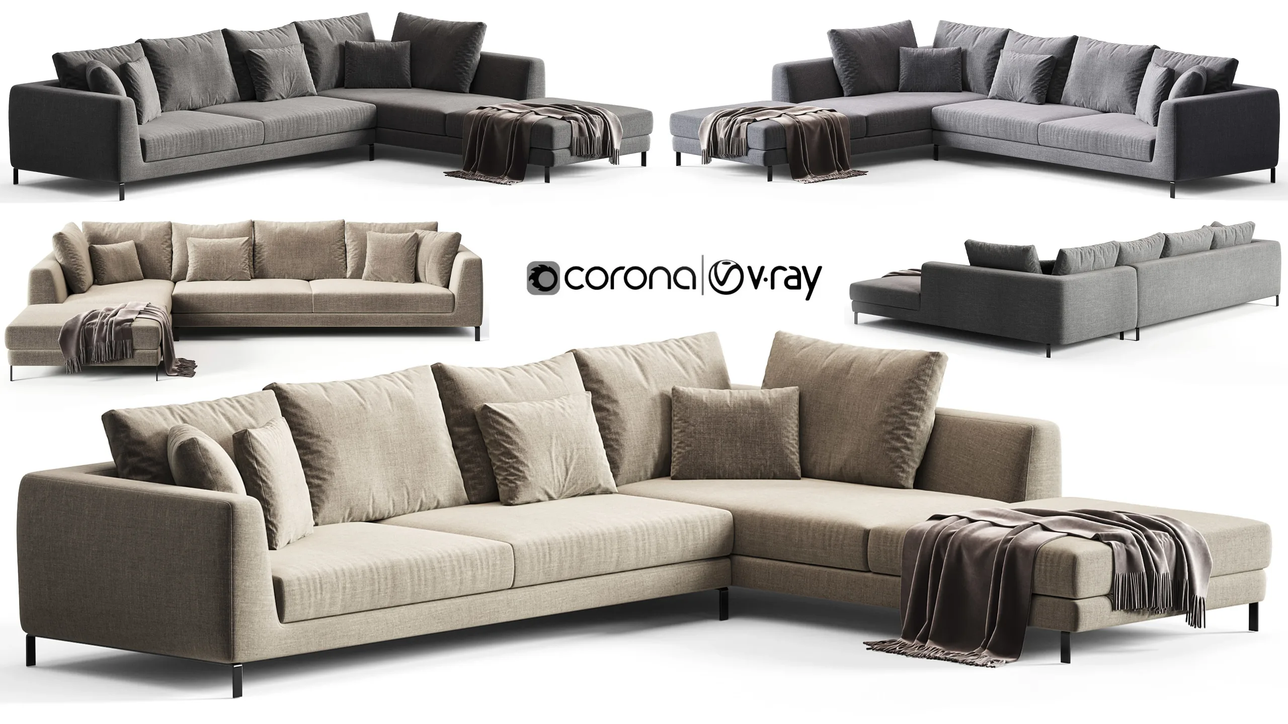 Furniture Essentials - Interior Models collection - 3Ds max - Corona - V-ray