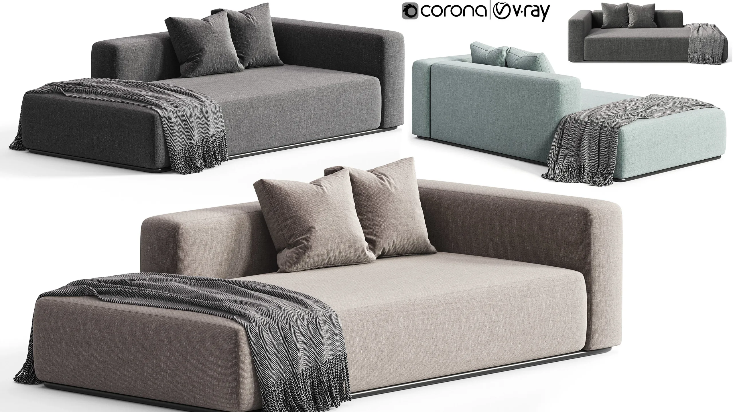Furniture Essentials - Interior Models collection - 3Ds max - Corona - V-ray