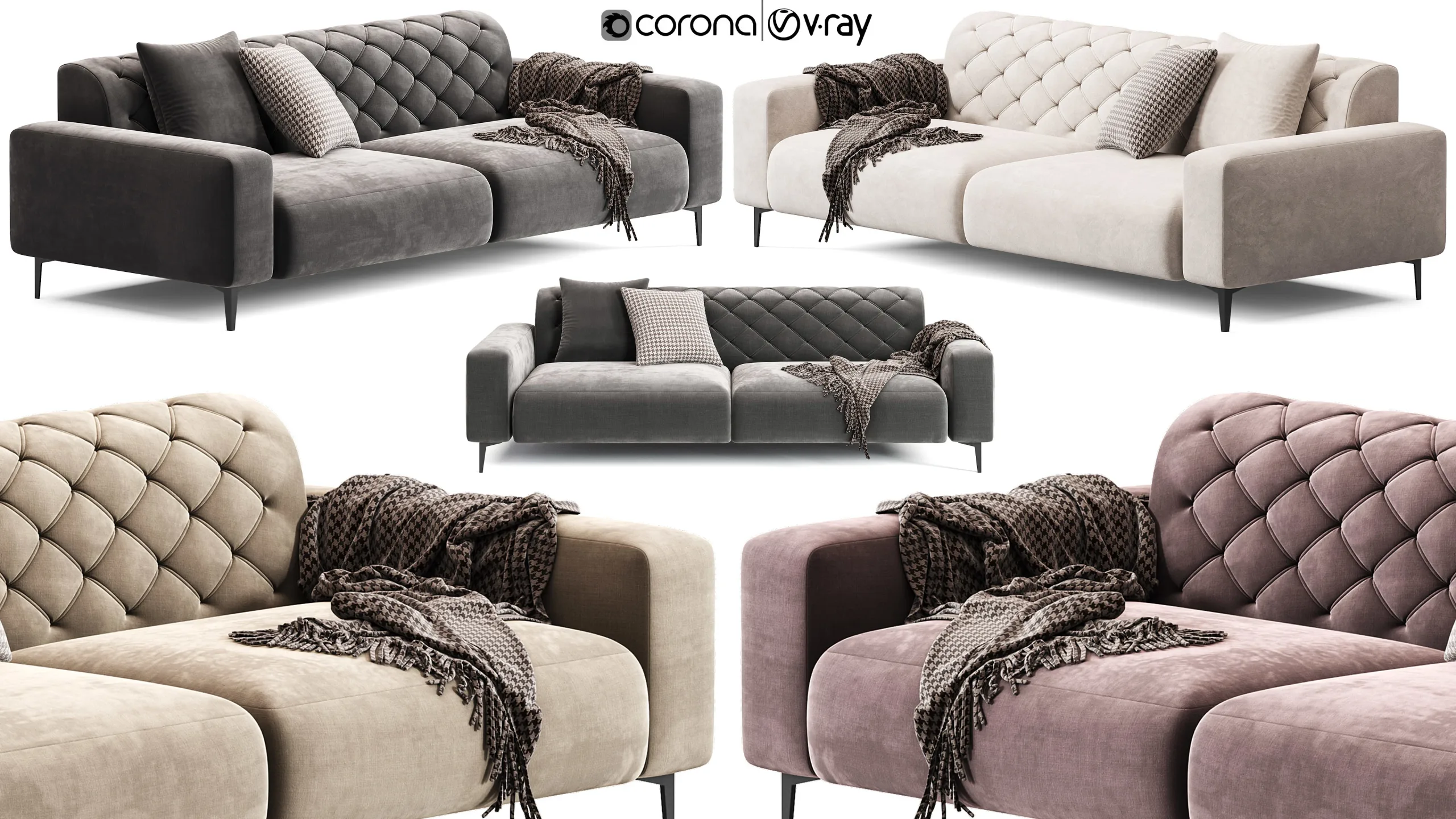 Furniture Essentials - Interior Models collection - 3Ds max - Corona - V-ray
