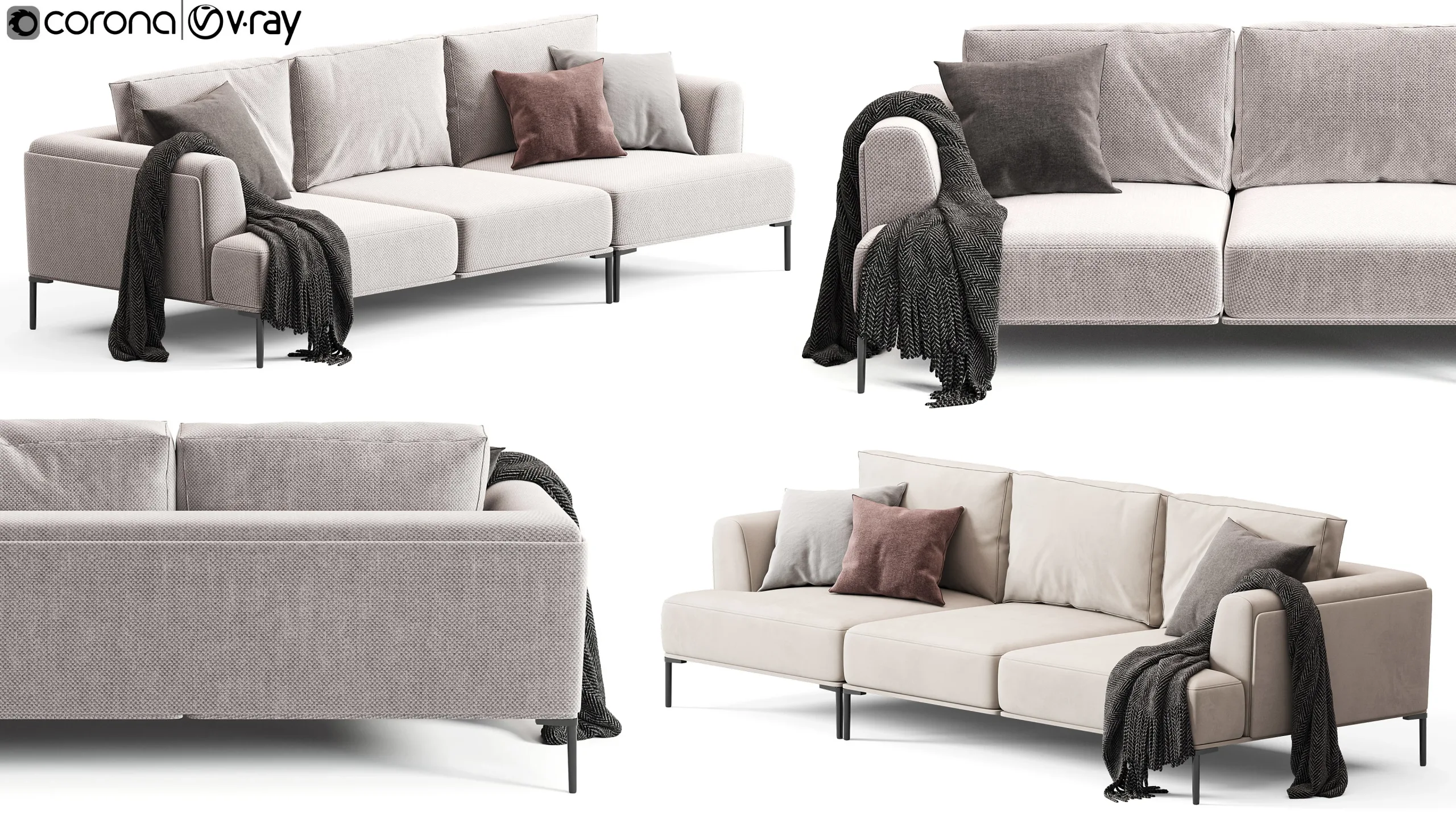 Furniture Essentials - Interior Models collection - 3Ds max - Corona - V-ray