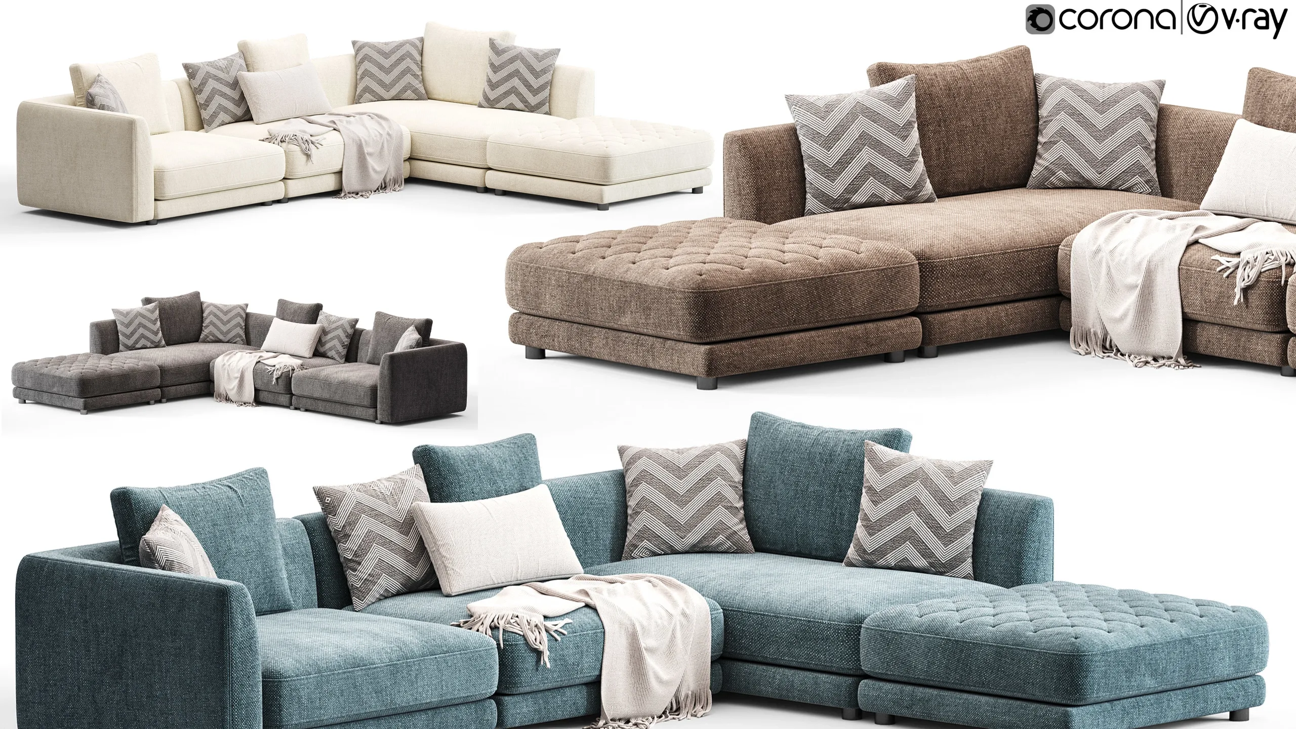 Furniture Essentials - Interior Models collection - 3Ds max - Corona - V-ray