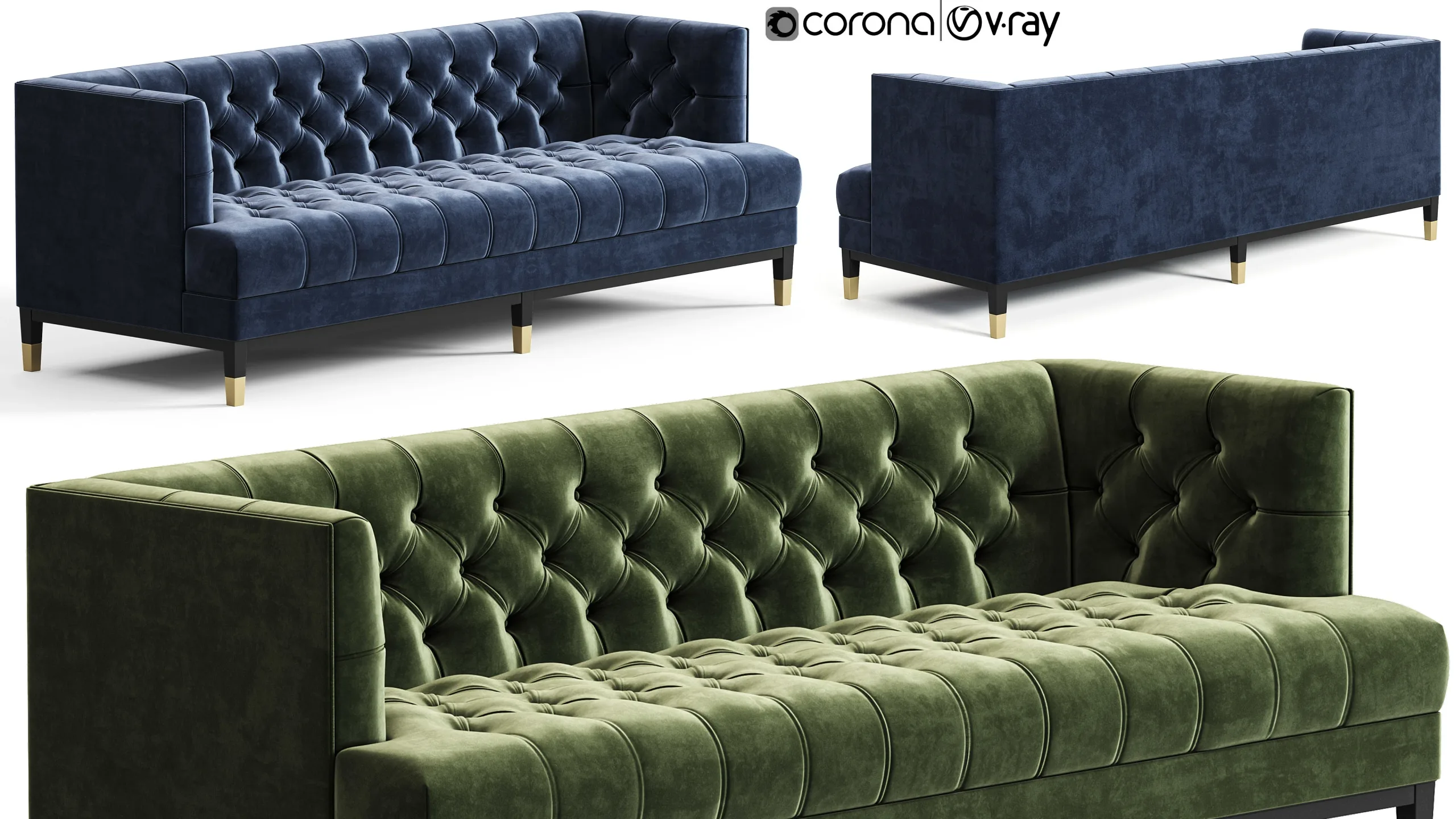 Furniture Essentials - Interior Models collection - 3Ds max - Corona - V-ray