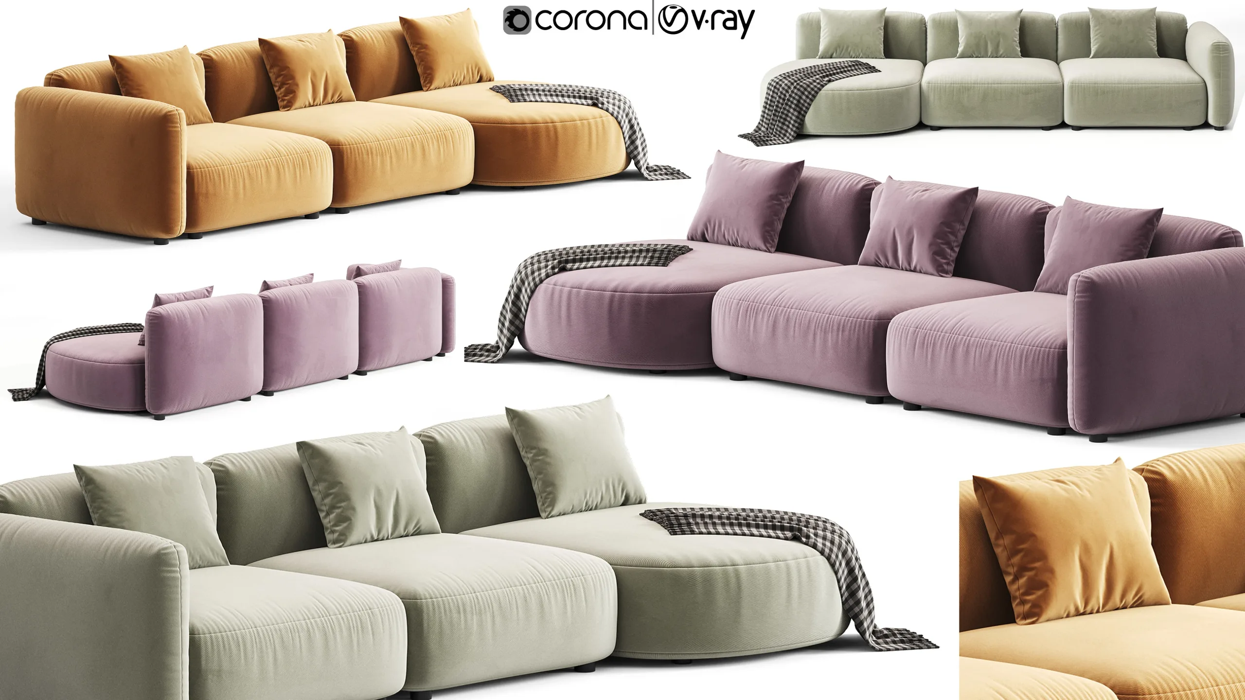 Furniture Essentials - Interior Models collection - 3Ds max - Corona - V-ray