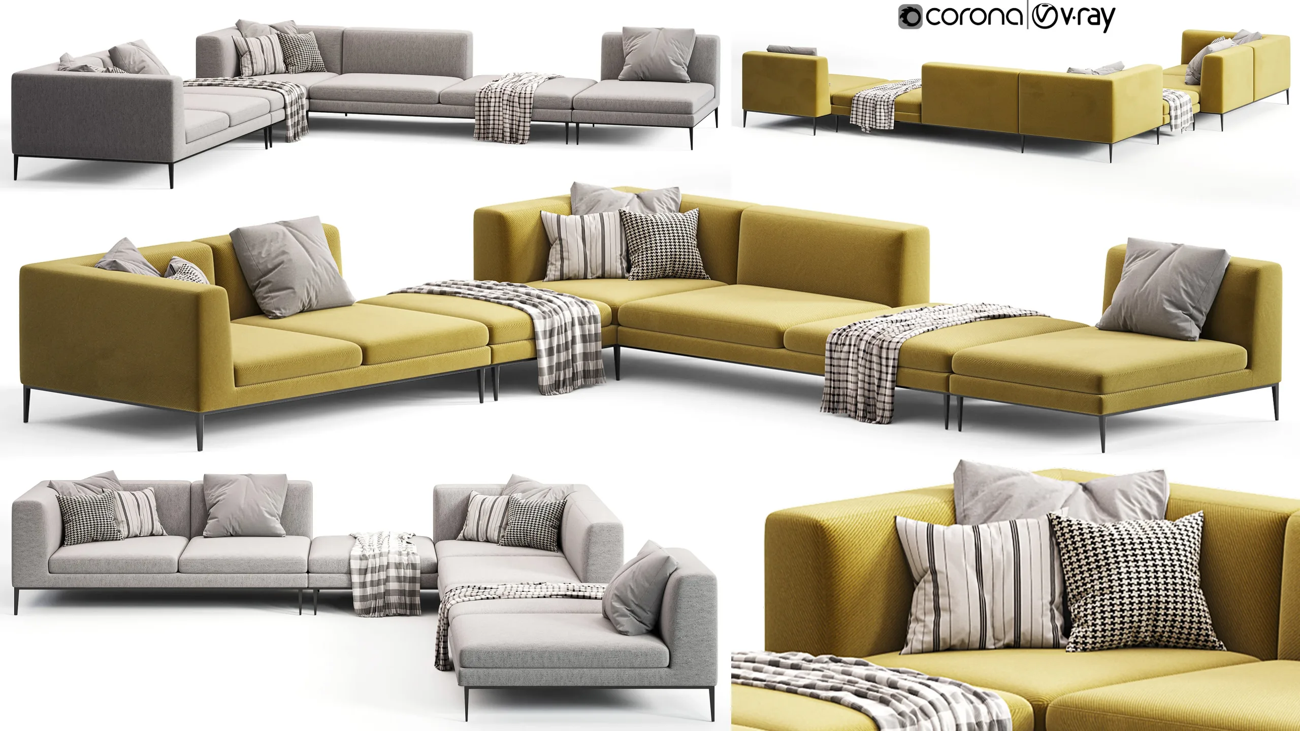 Furniture Essentials - Interior Models collection - 3Ds max - Corona - V-ray