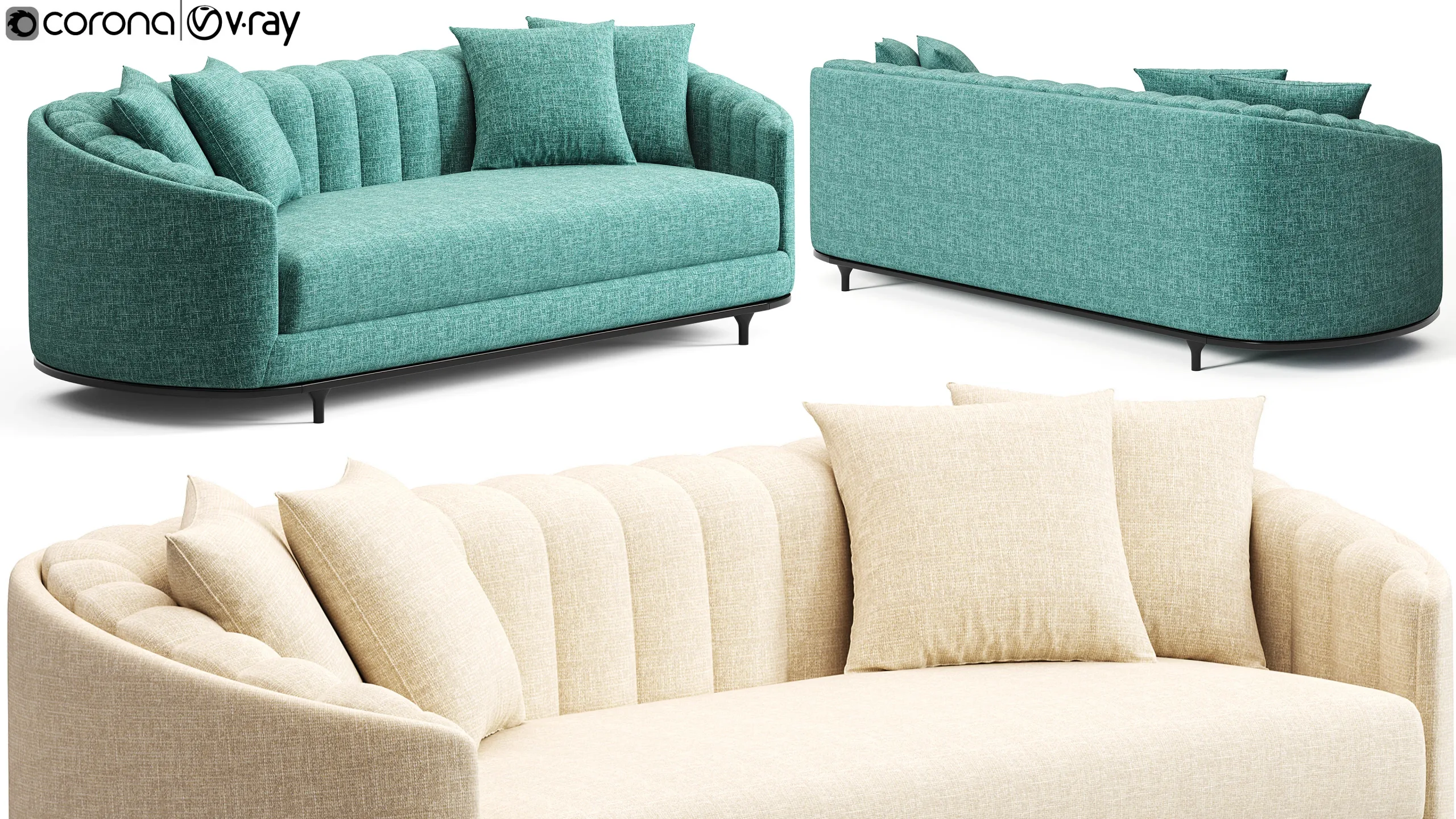 Furniture Essentials - Interior Models collection - 3Ds max - Corona - V-ray