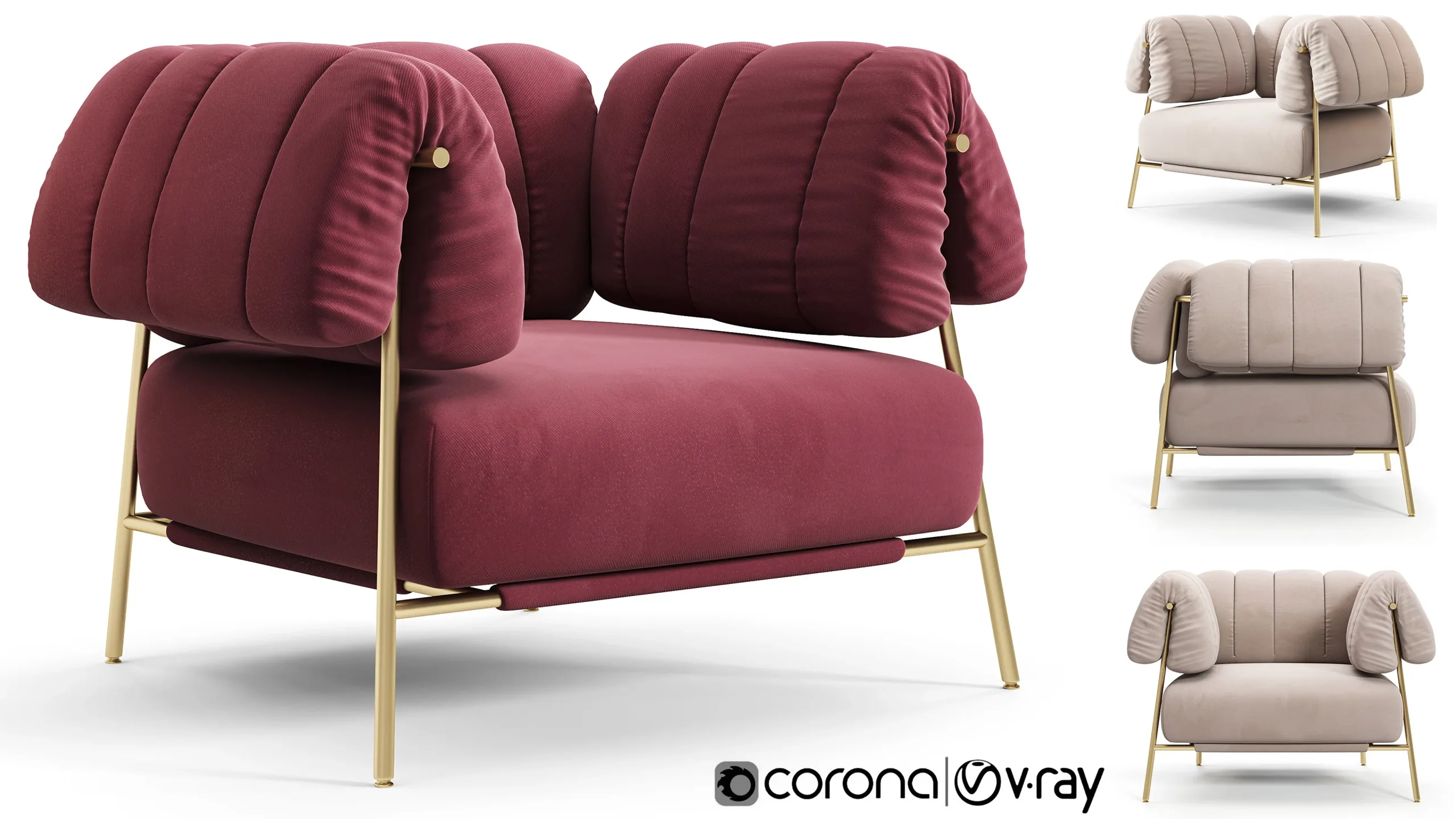Furniture Essentials - Interior Models collection - 3Ds max - Corona - V-ray