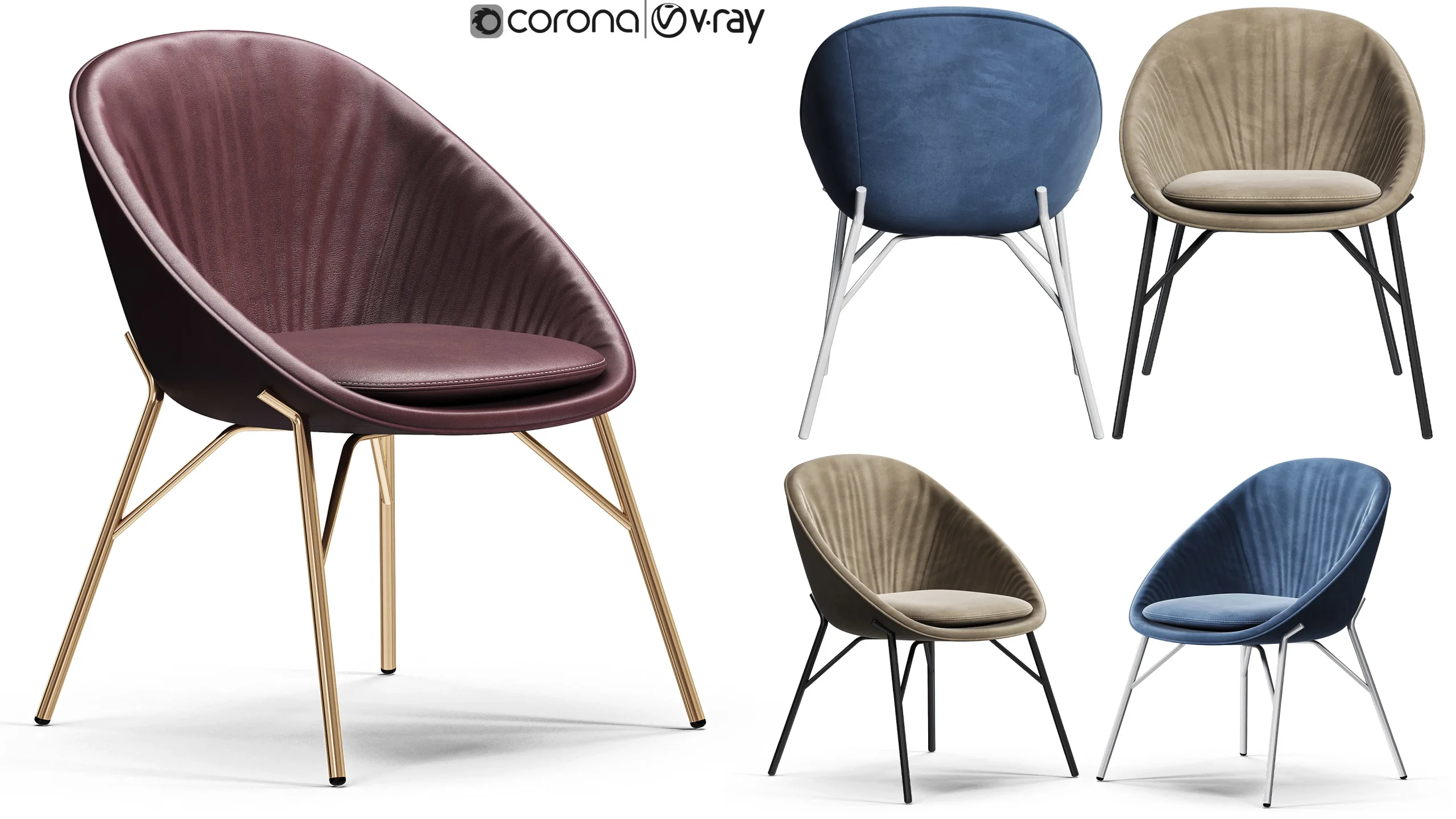 Furniture Essentials - Interior Models collection - 3Ds max - Corona - V-ray