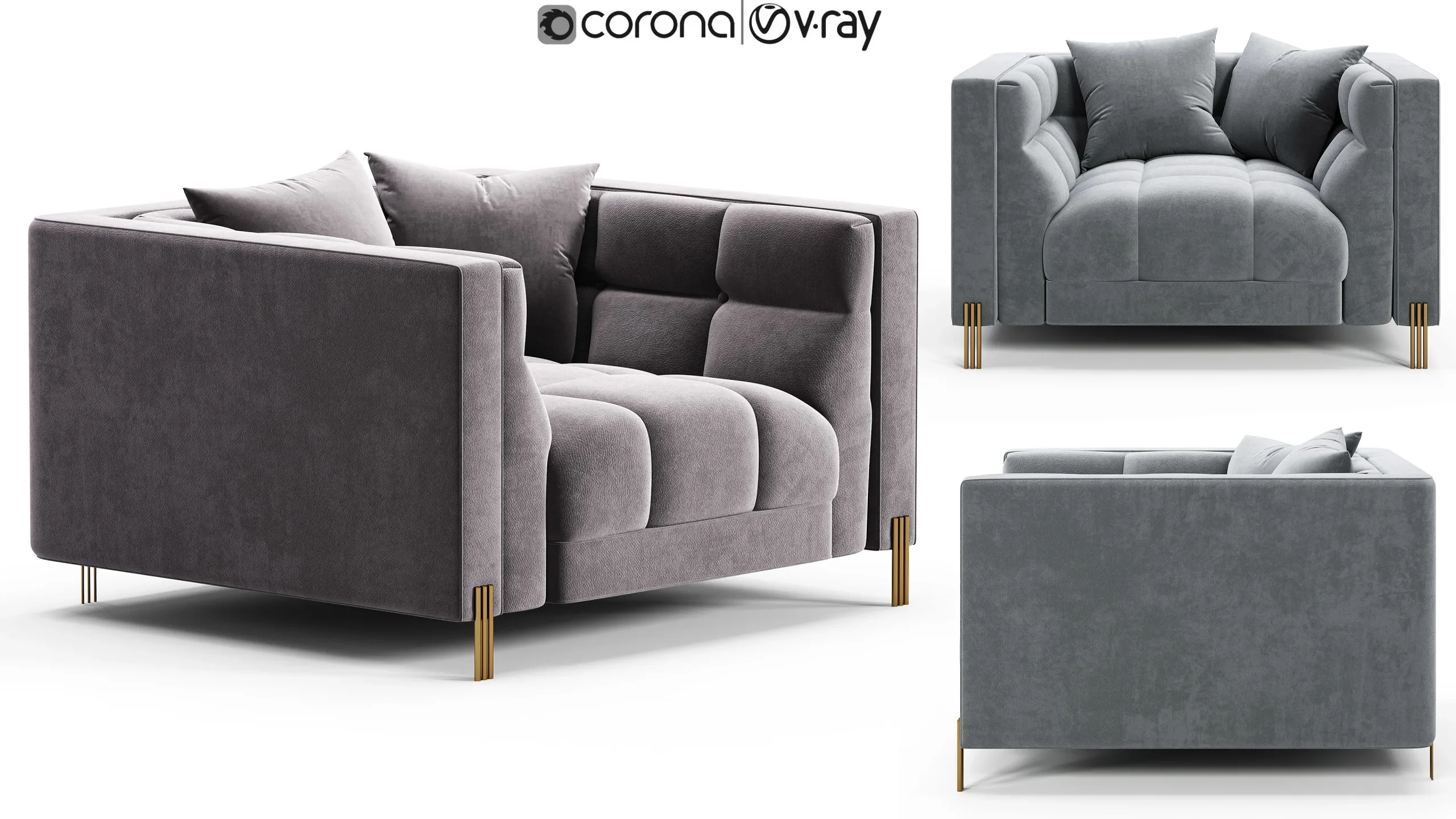 Furniture Essentials - Interior Models collection - 3Ds max - Corona - V-ray