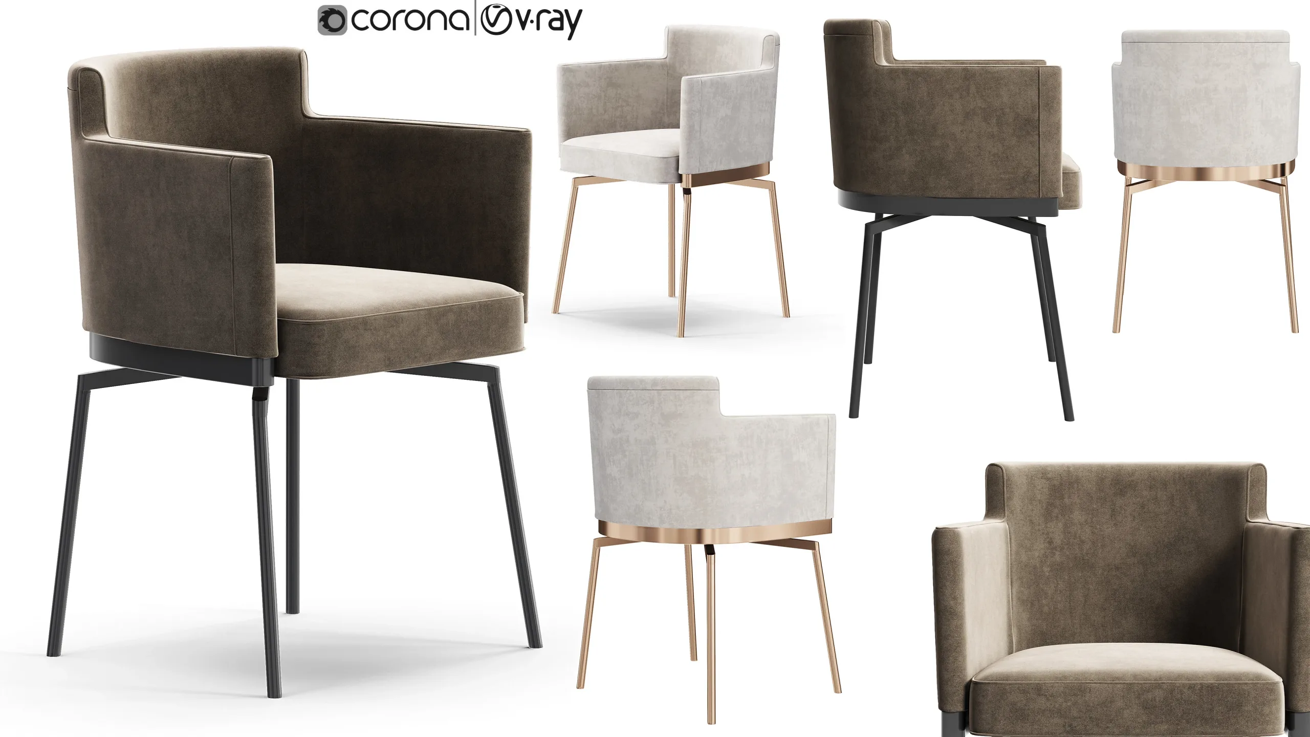 Furniture Essentials - Interior Models collection - 3Ds max - Corona - V-ray