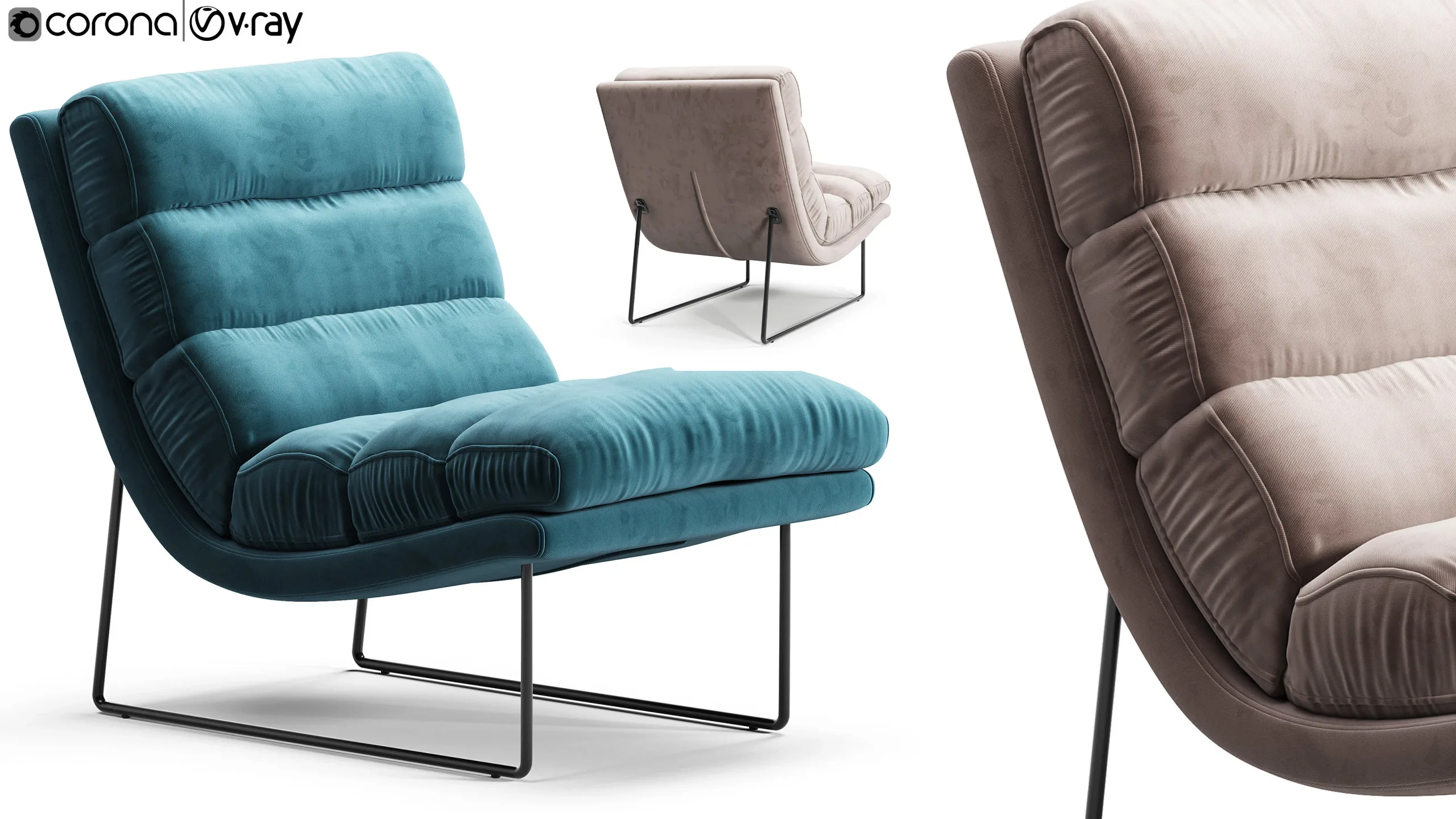 Furniture Essentials - Interior Models collection - 3Ds max - Corona - V-ray