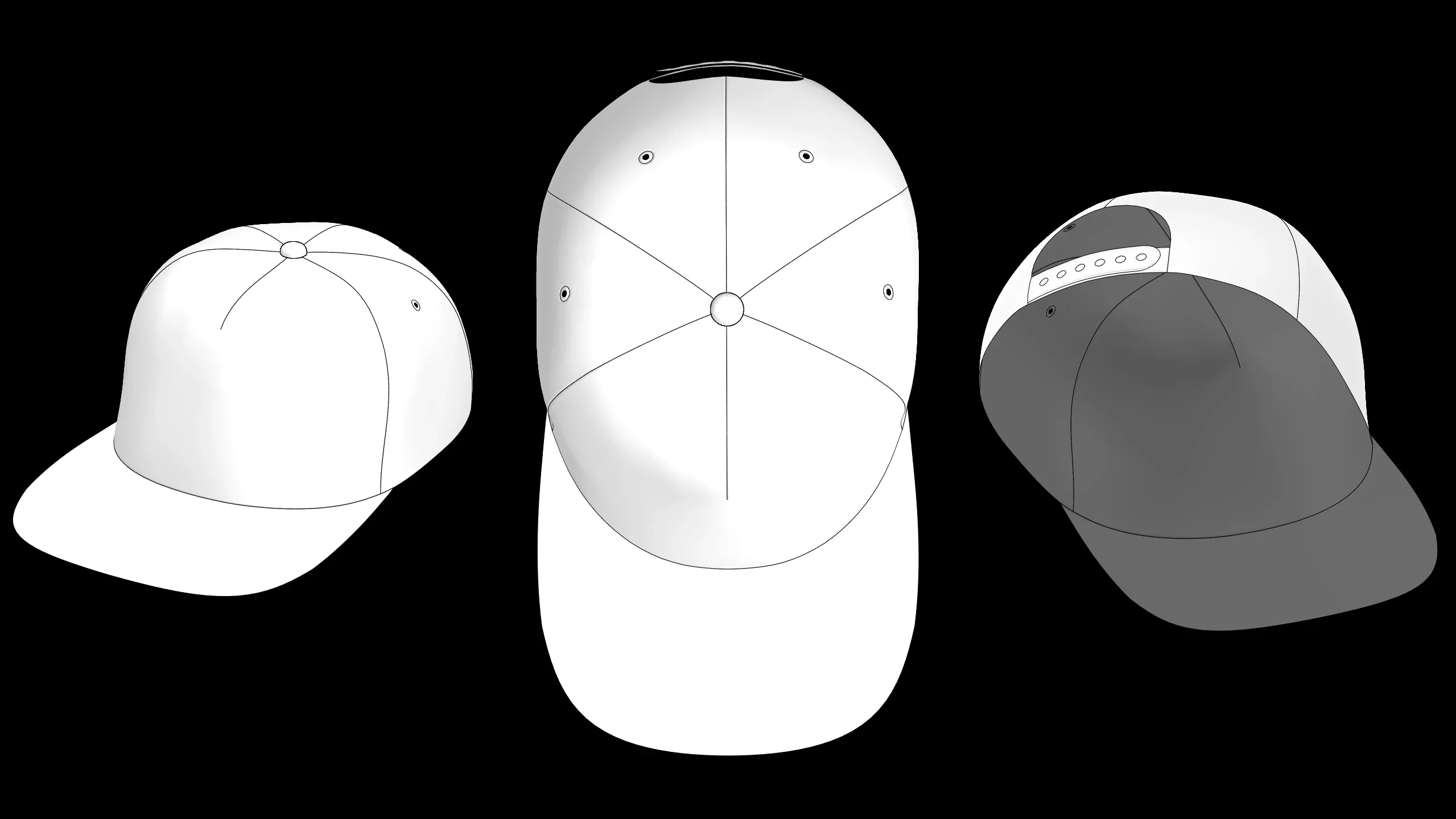 BASIC SNAPBACKS (6 and 5 panel) - FlippedNormals