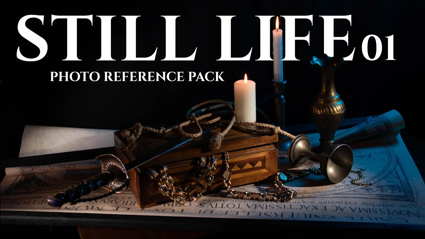 Still Life vol.1 - Reference Photo Pack For Artists 230 JPEGs noAI
