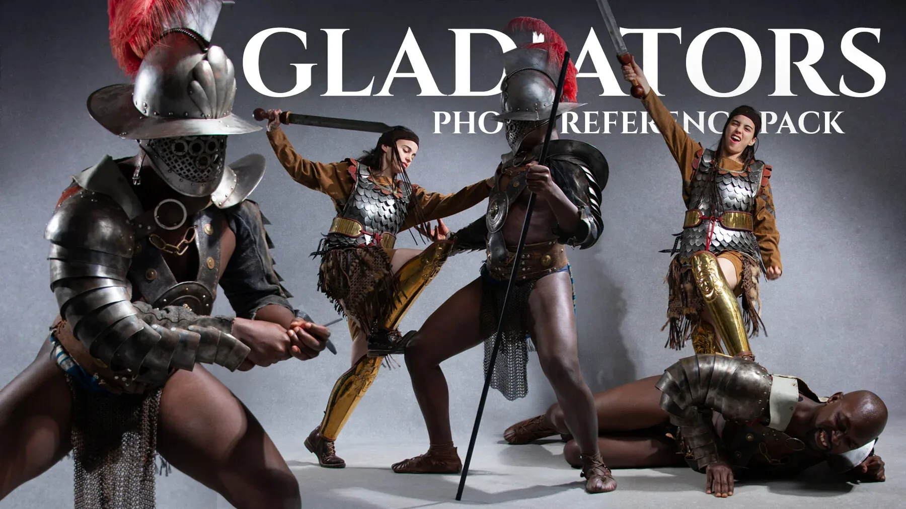 Gladiators - Reference Photo Pack For Artists 323 JPEGs noAI