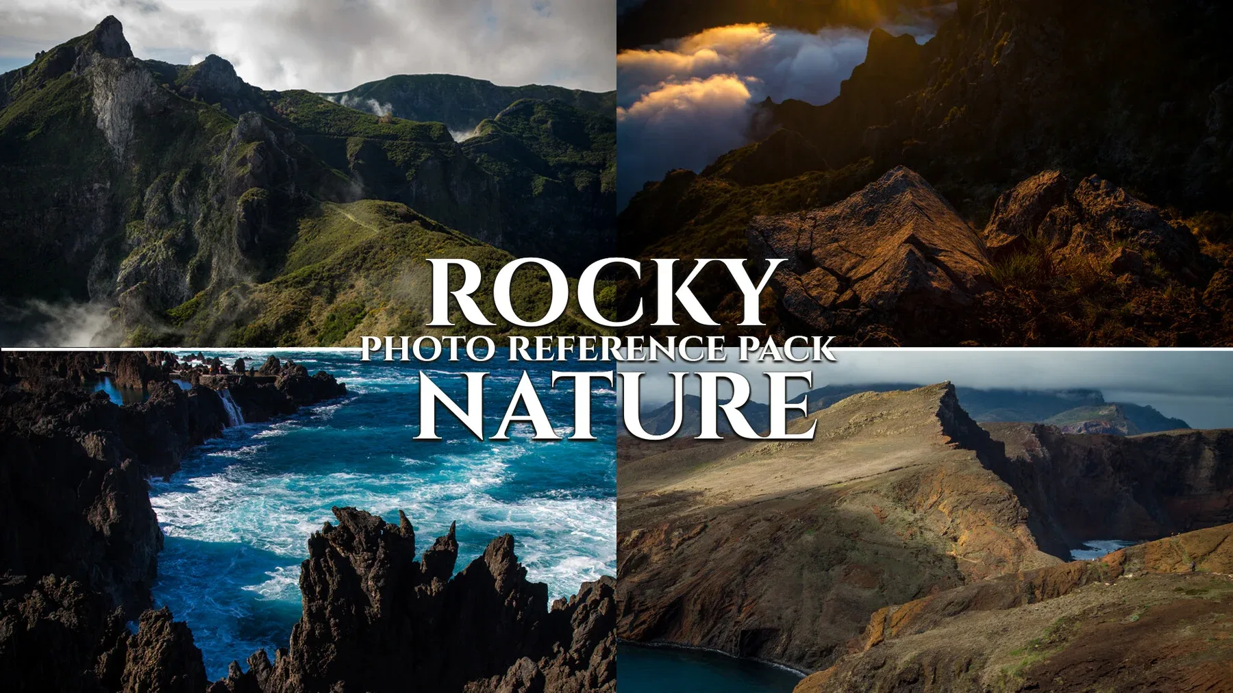 Rocky Mountains - Reference Photo Pack For Artists 649 JPEGs noAI