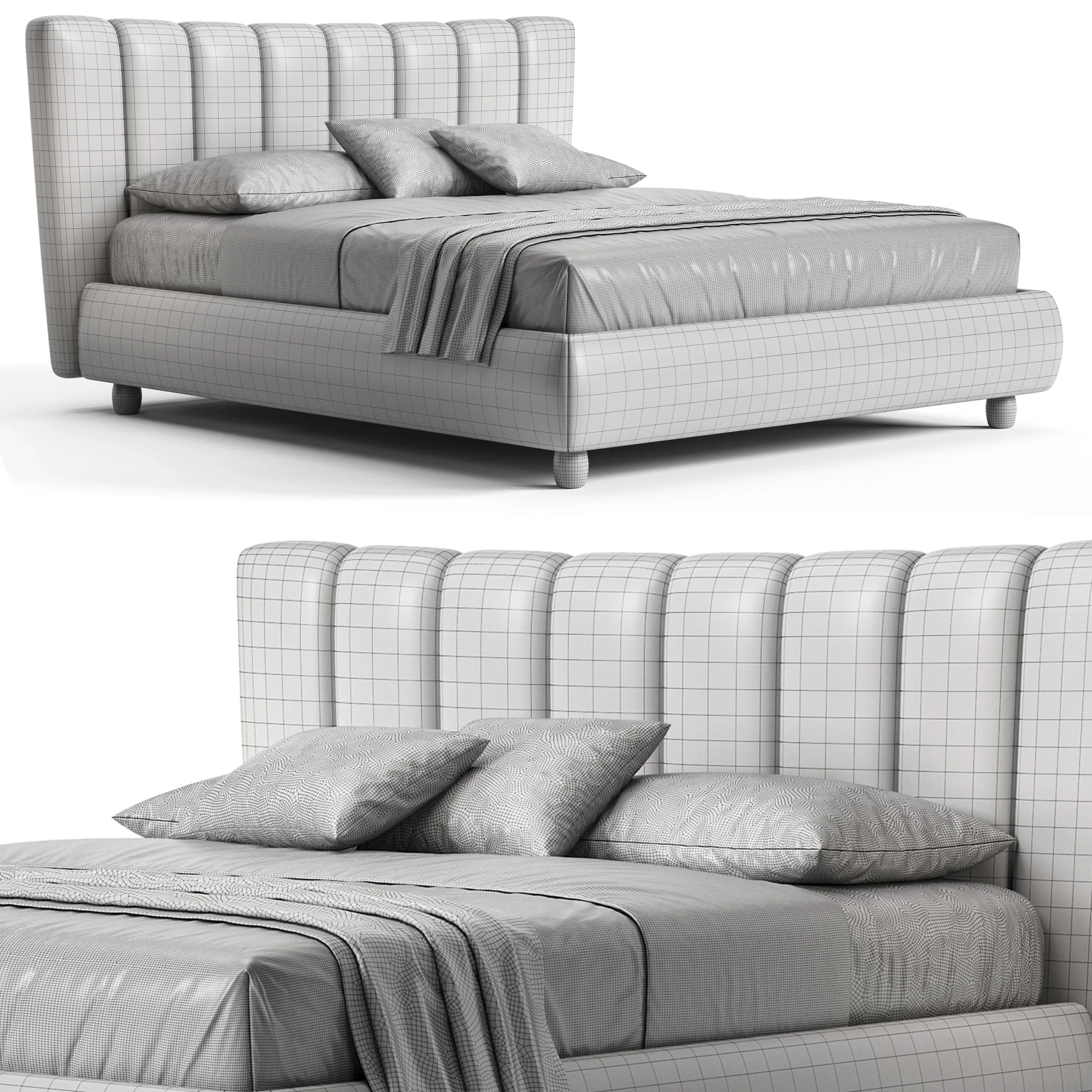 Diotti Amanda Upholstered  Bed