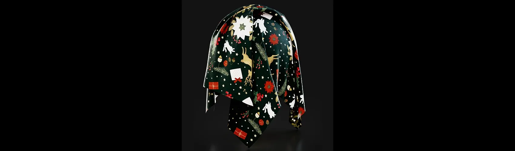 50 Match Fabric Material with Christmas pattern_SBSR.vol.24