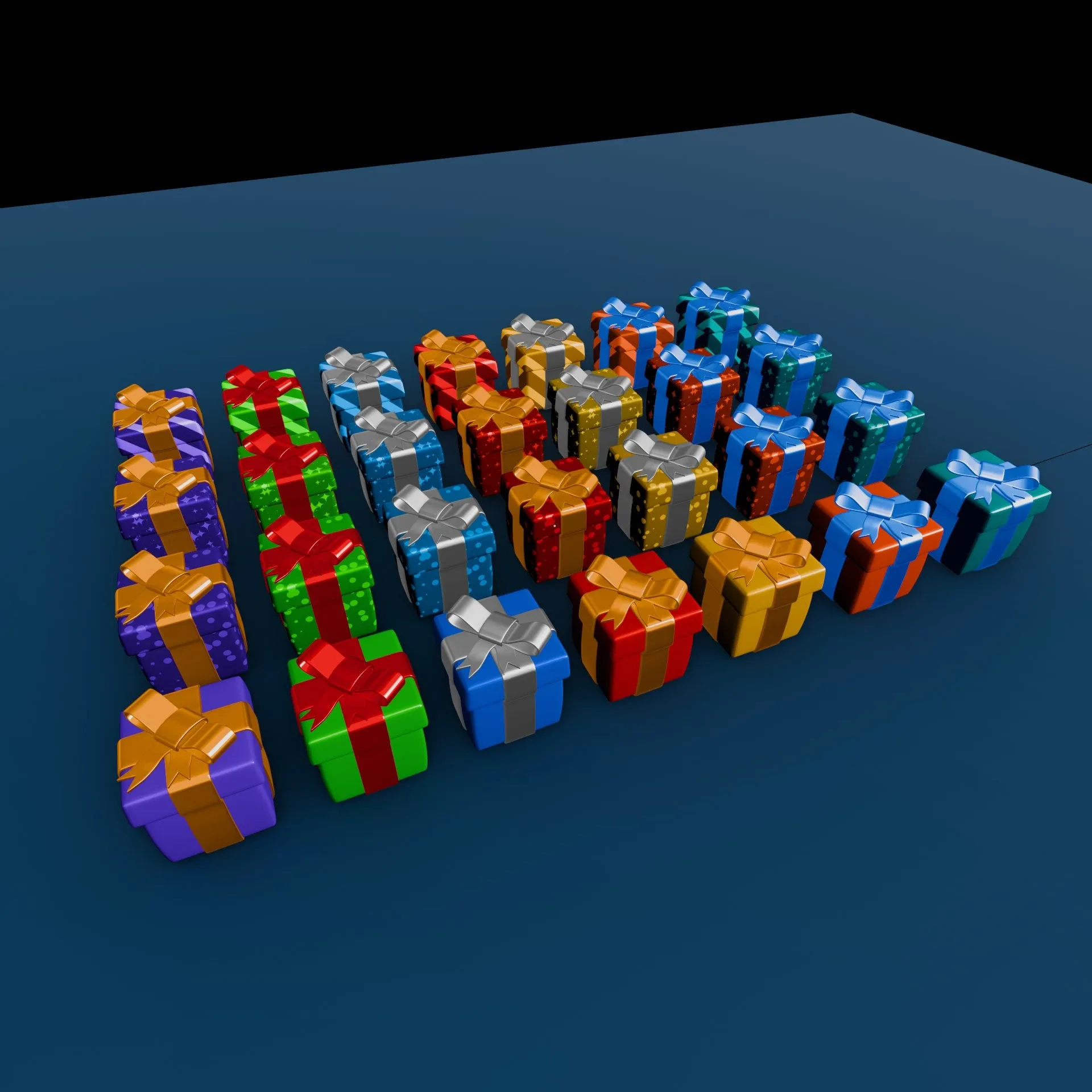 Stylized Christmas Presents 🎁 (Blender)