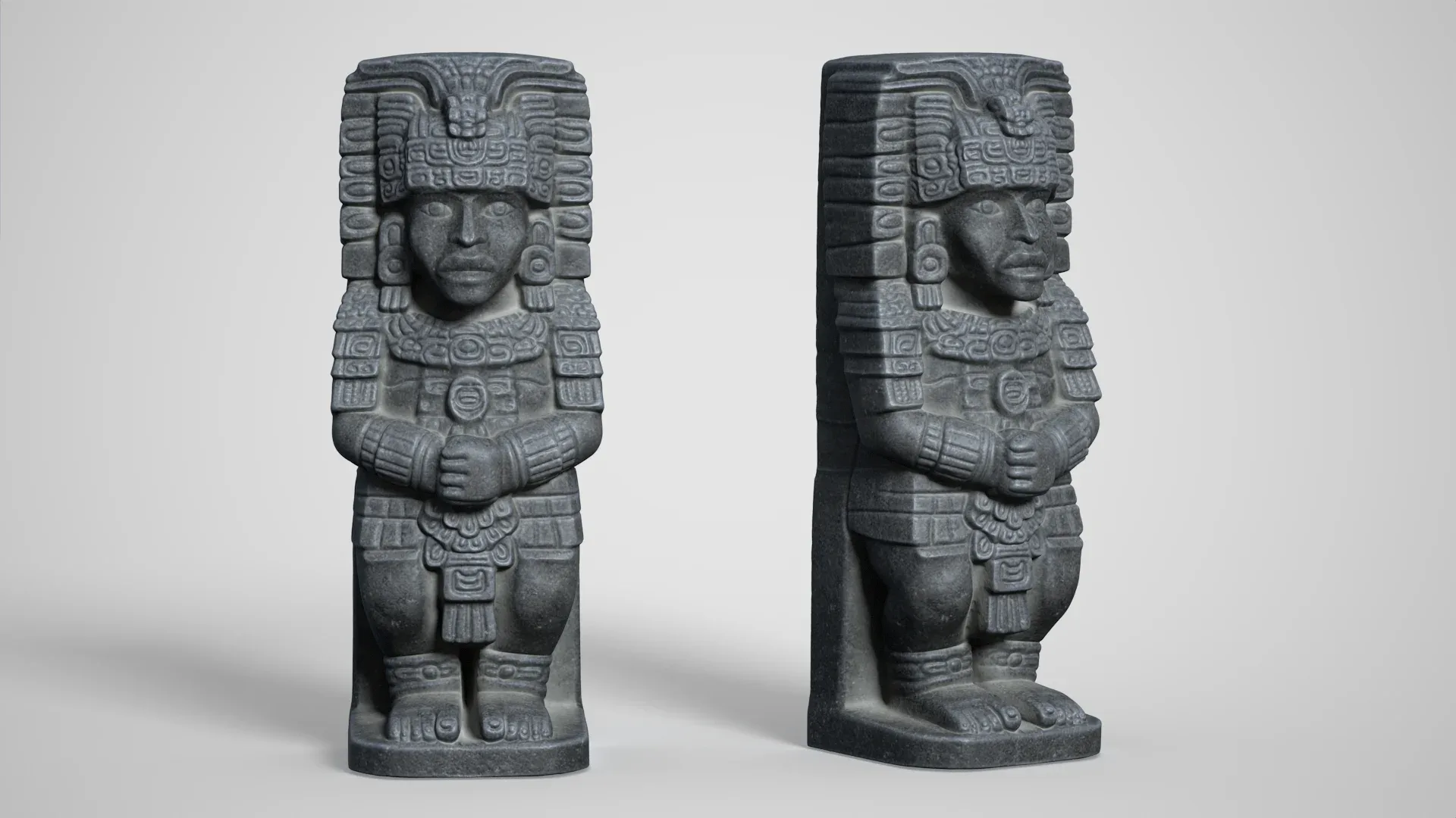 8 Mayan Statues - 241210