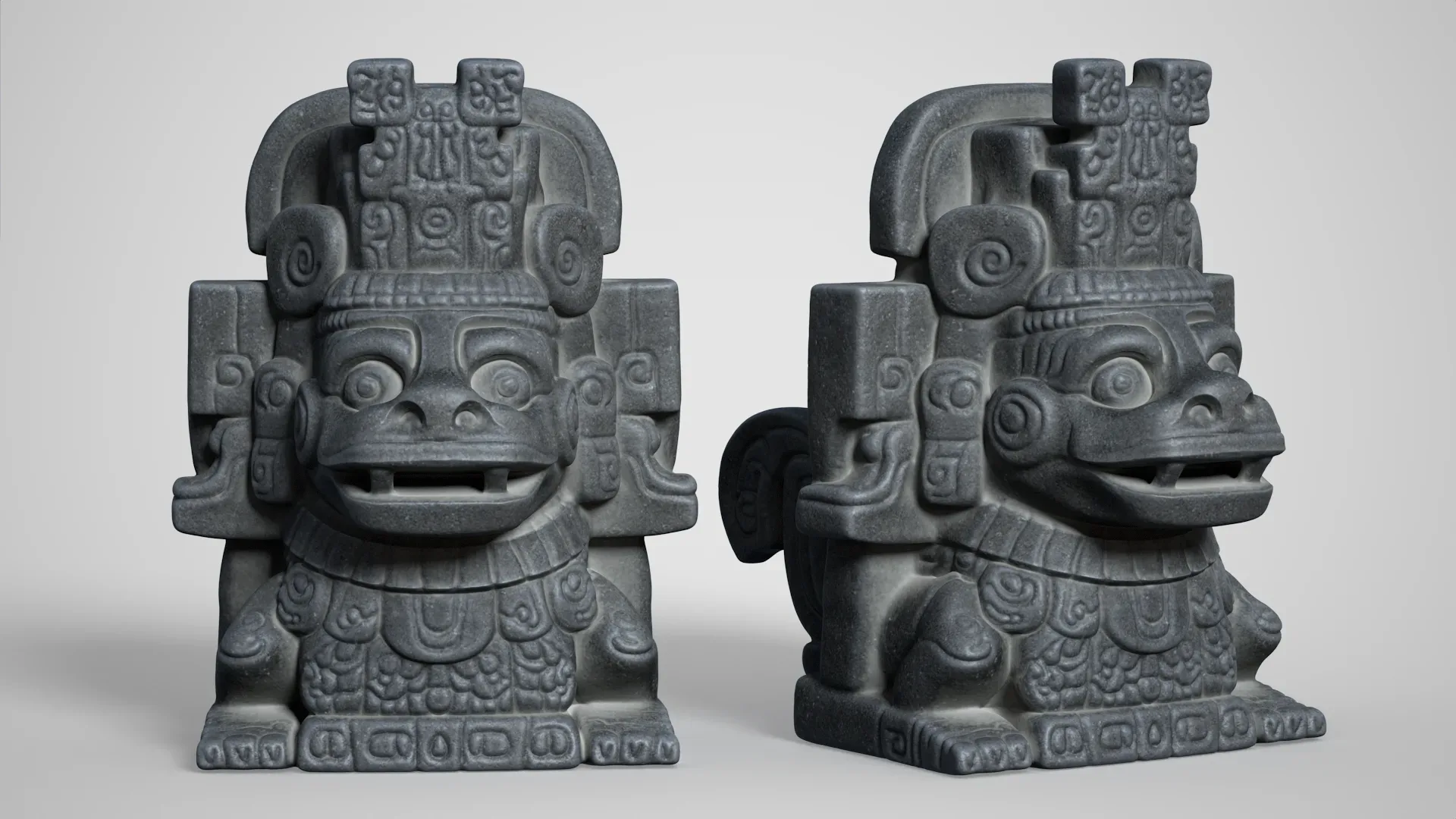 8 Mayan Statues - 241210