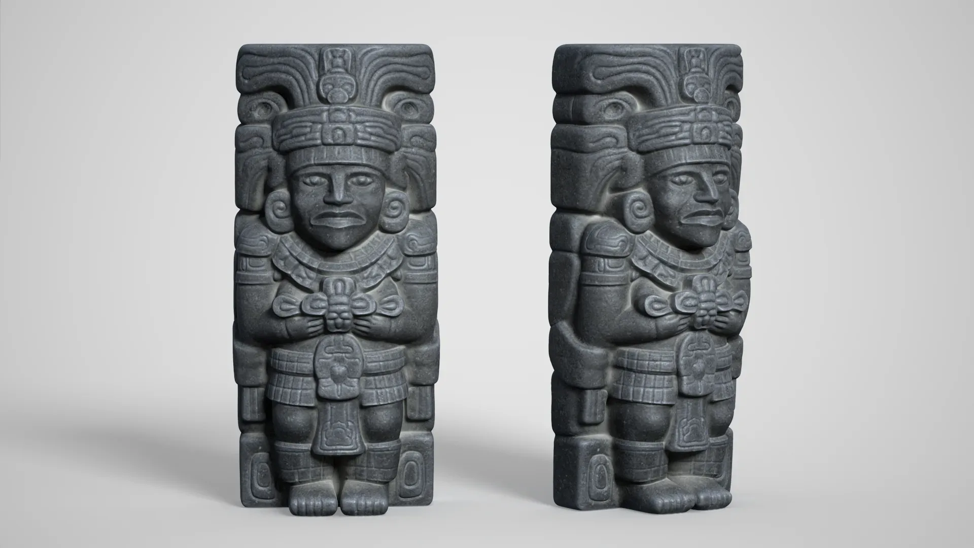 8 Mayan Statues - 241210