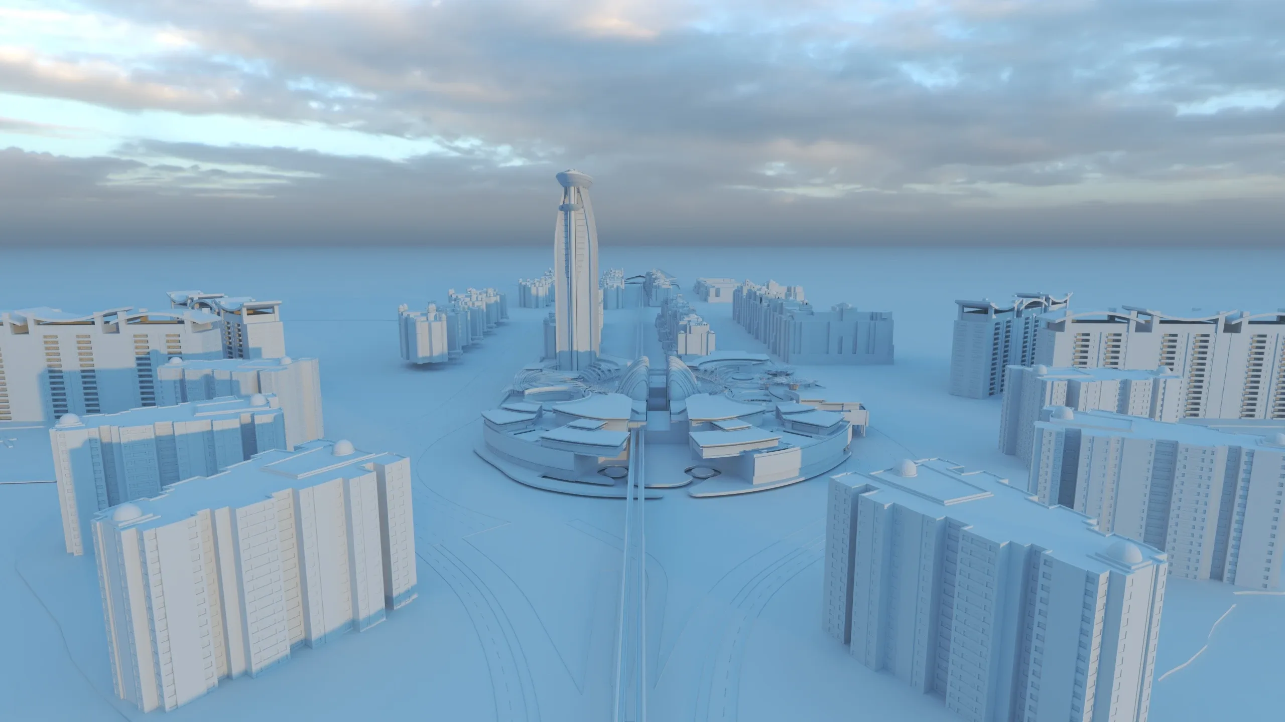 Palm Jumeirah Dubai 3D Model