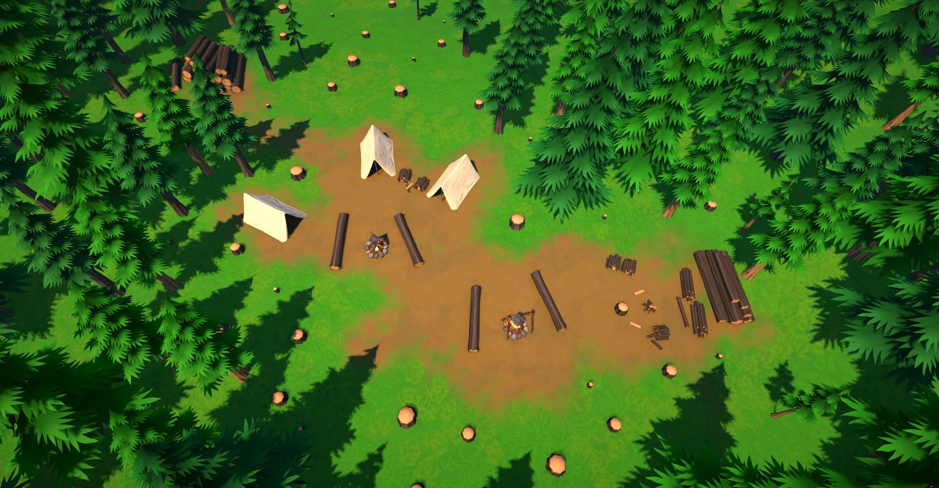 Camp - Stylized Fantasy Environment