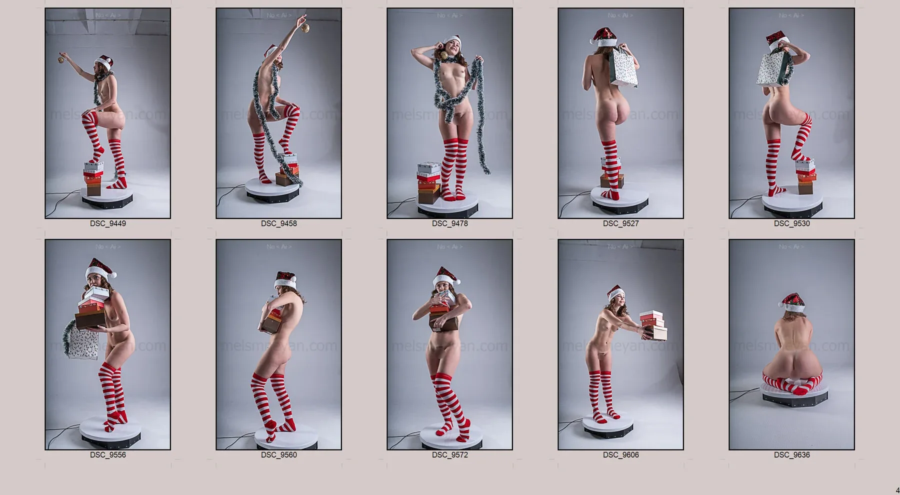 Cute Christmas Elf Photo Pack: 2000+ Emotional & Festive Poses