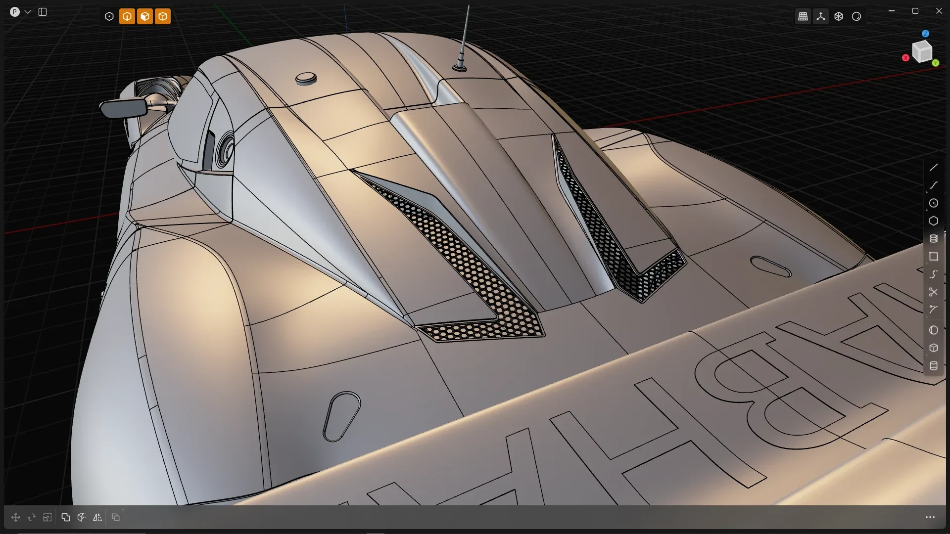 **High-Detail Car Surface Modeling for Plasticity 3D: Brabham BT62**