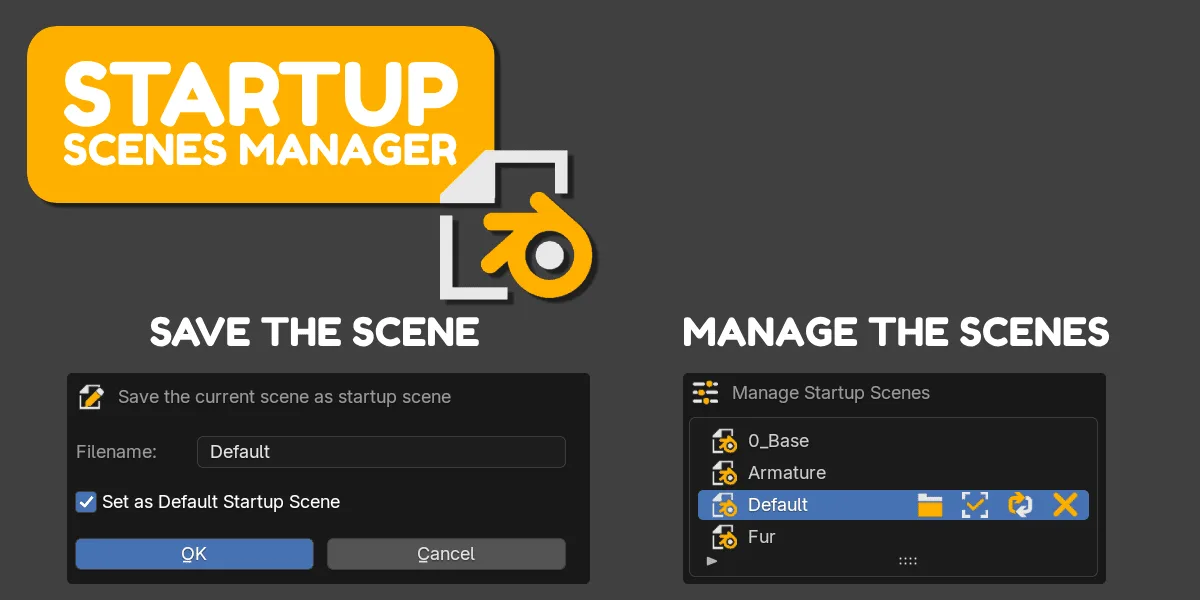 Startup Scenes Manager